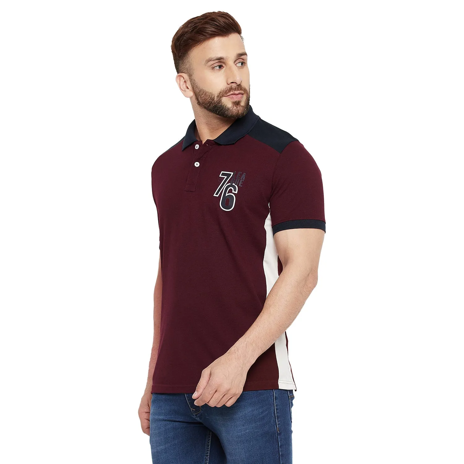 Duke Stardust Men Half Sleeve Cotton T-shirt (LF5239)