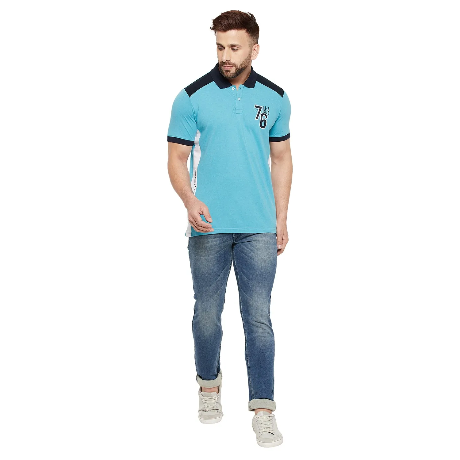 Duke Stardust Men Half Sleeve Cotton T-shirt (LF5239)