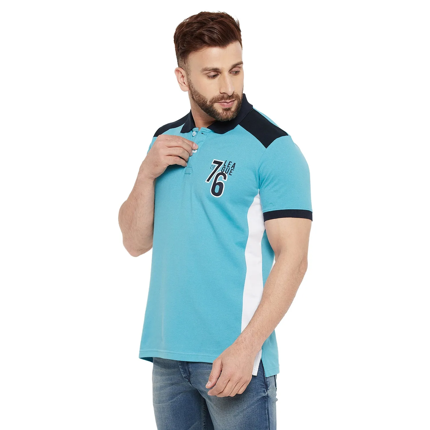 Duke Stardust Men Half Sleeve Cotton T-shirt (LF5239)