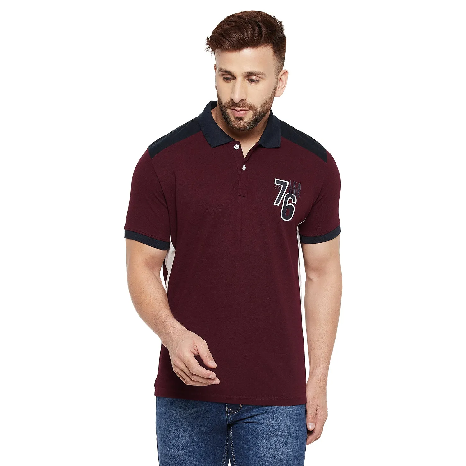 Duke Stardust Men Half Sleeve Cotton T-shirt (LF5239)