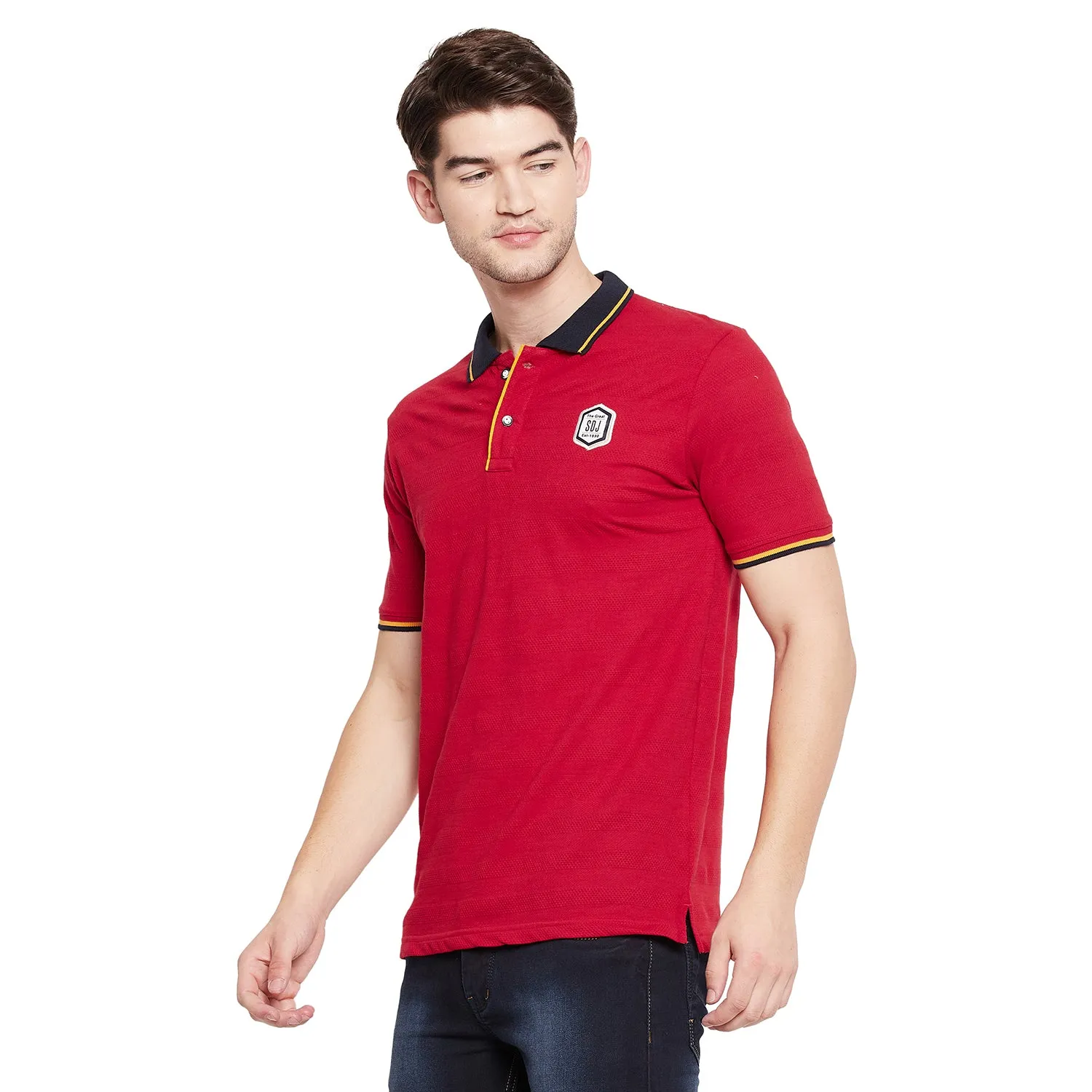 Duke Stardust Men Half Sleeve Cotton T-shirt (LF5268)