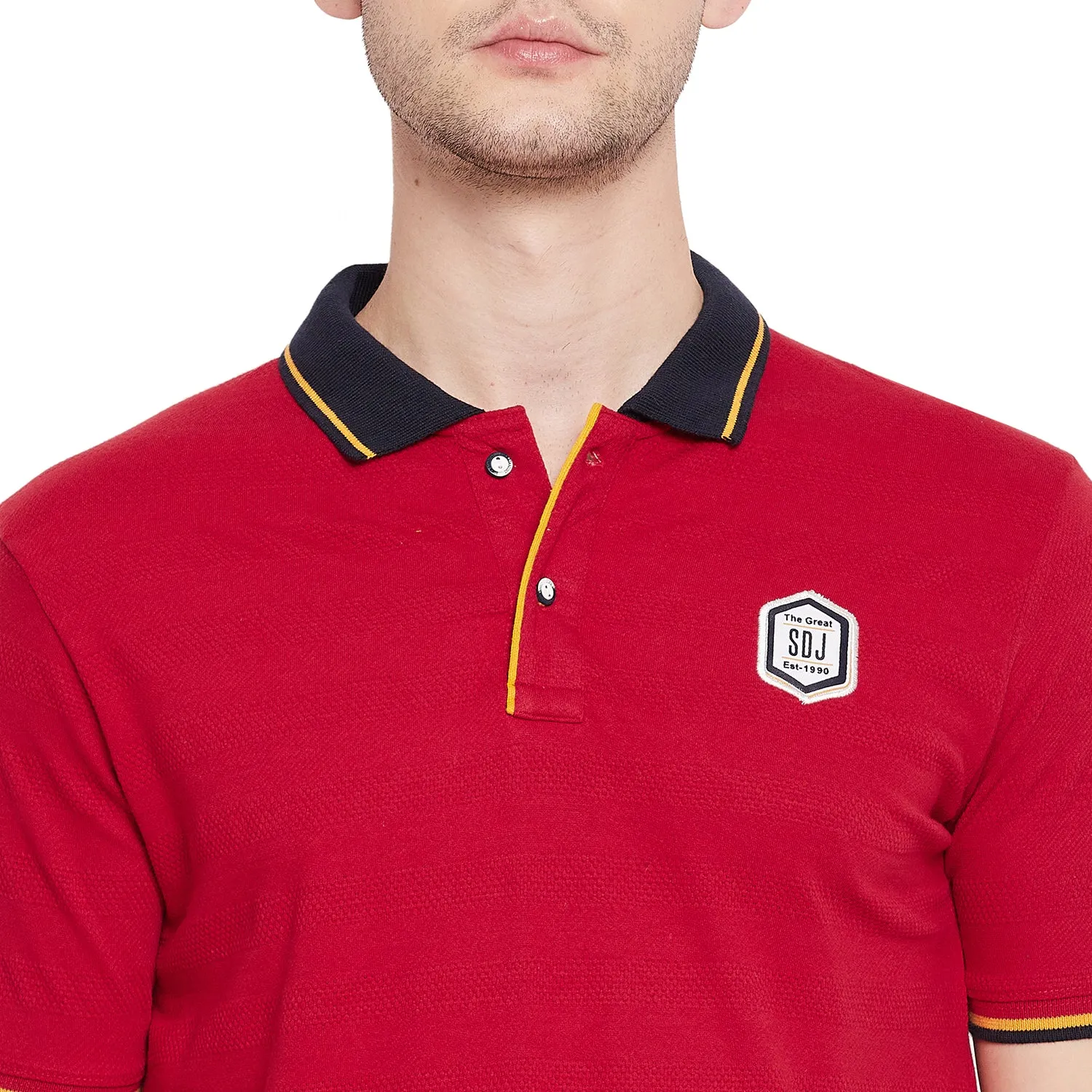 Duke Stardust Men Half Sleeve Cotton T-shirt (LF5268)