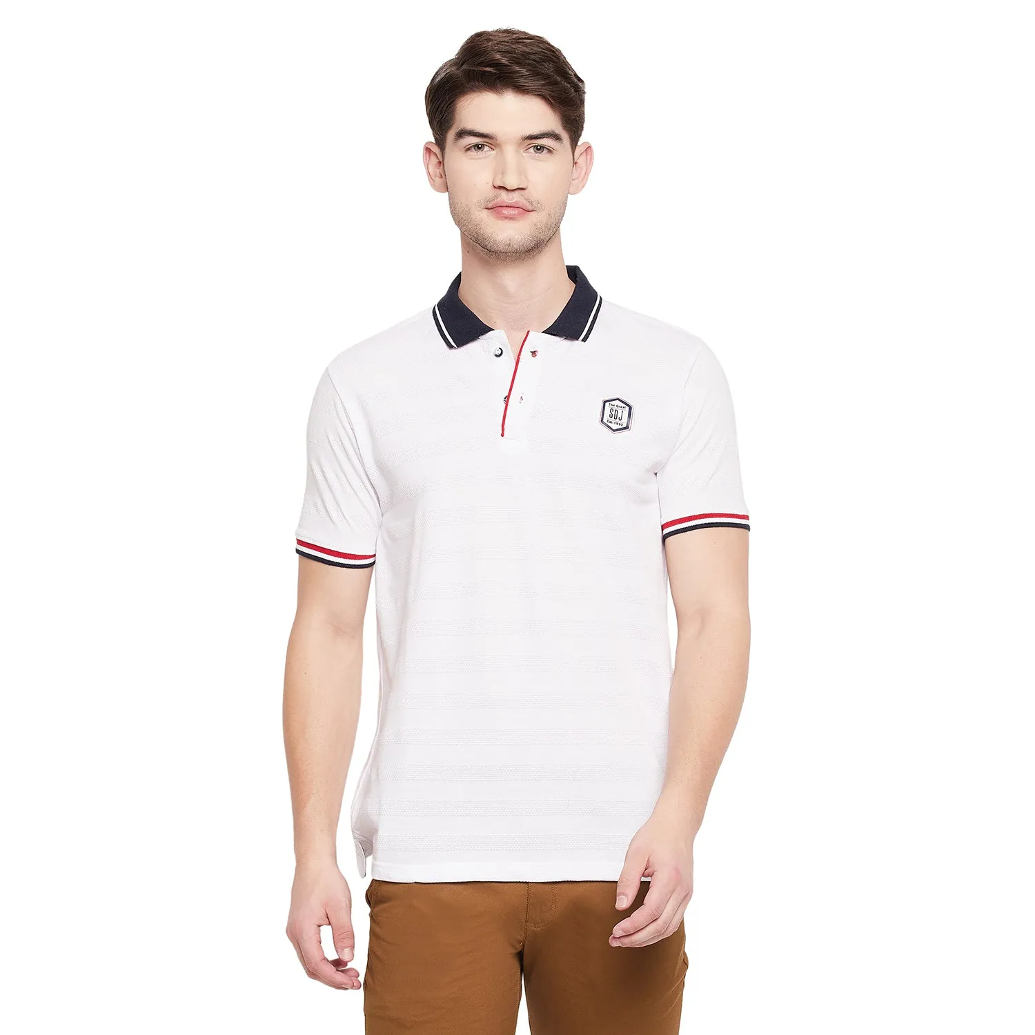Duke Stardust Men Half Sleeve Cotton T-shirt (LF5268)