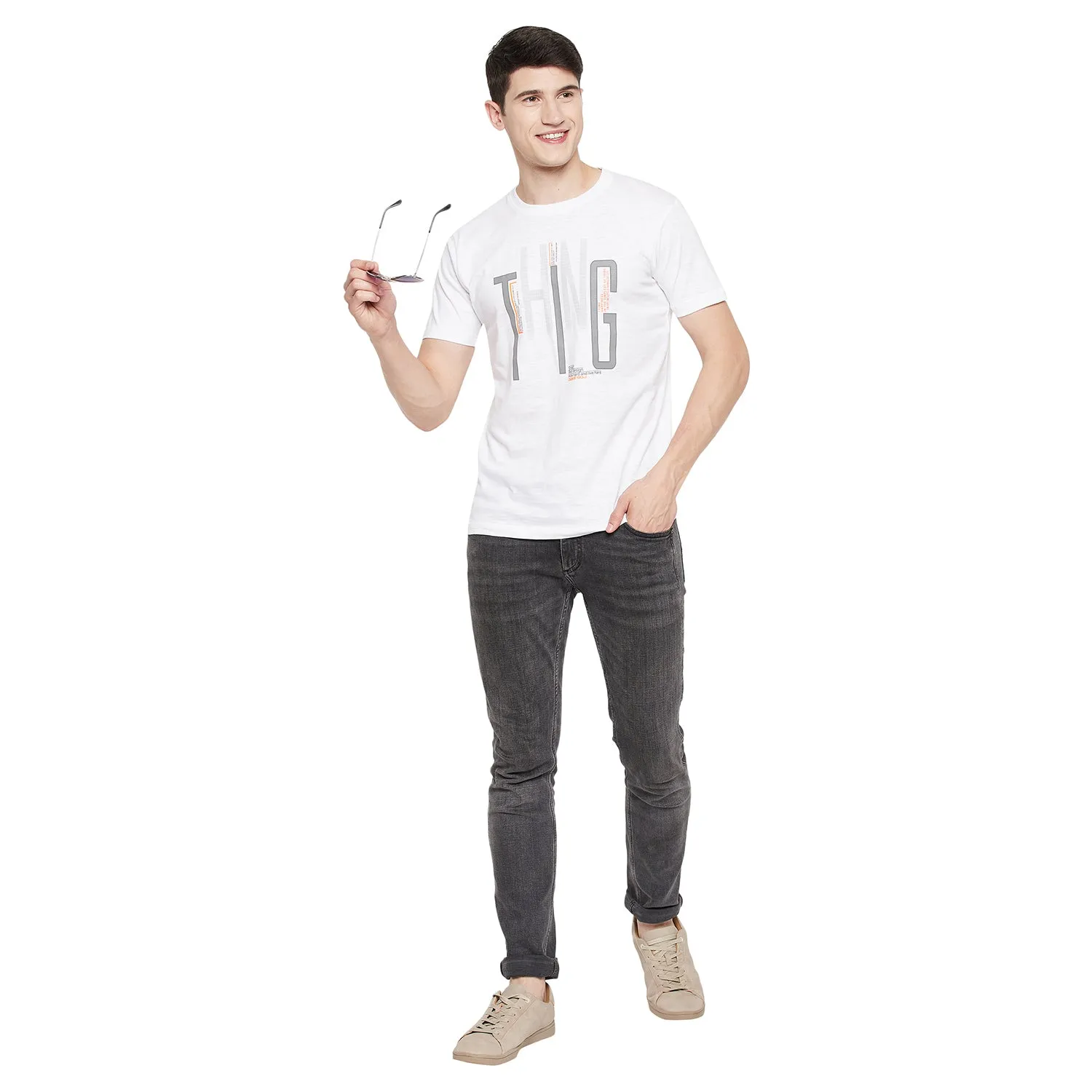 Duke Stardust Men Half Sleeve Cotton T-shirt (LF5272)