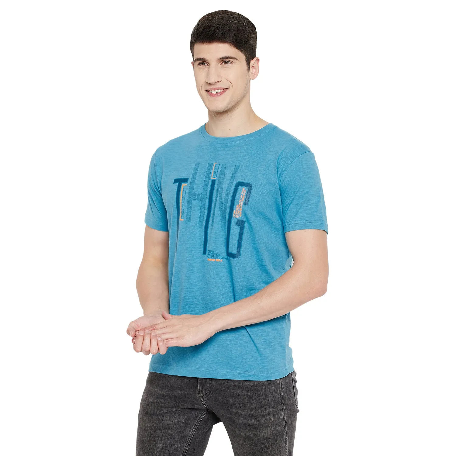Duke Stardust Men Half Sleeve Cotton T-shirt (LF5272)