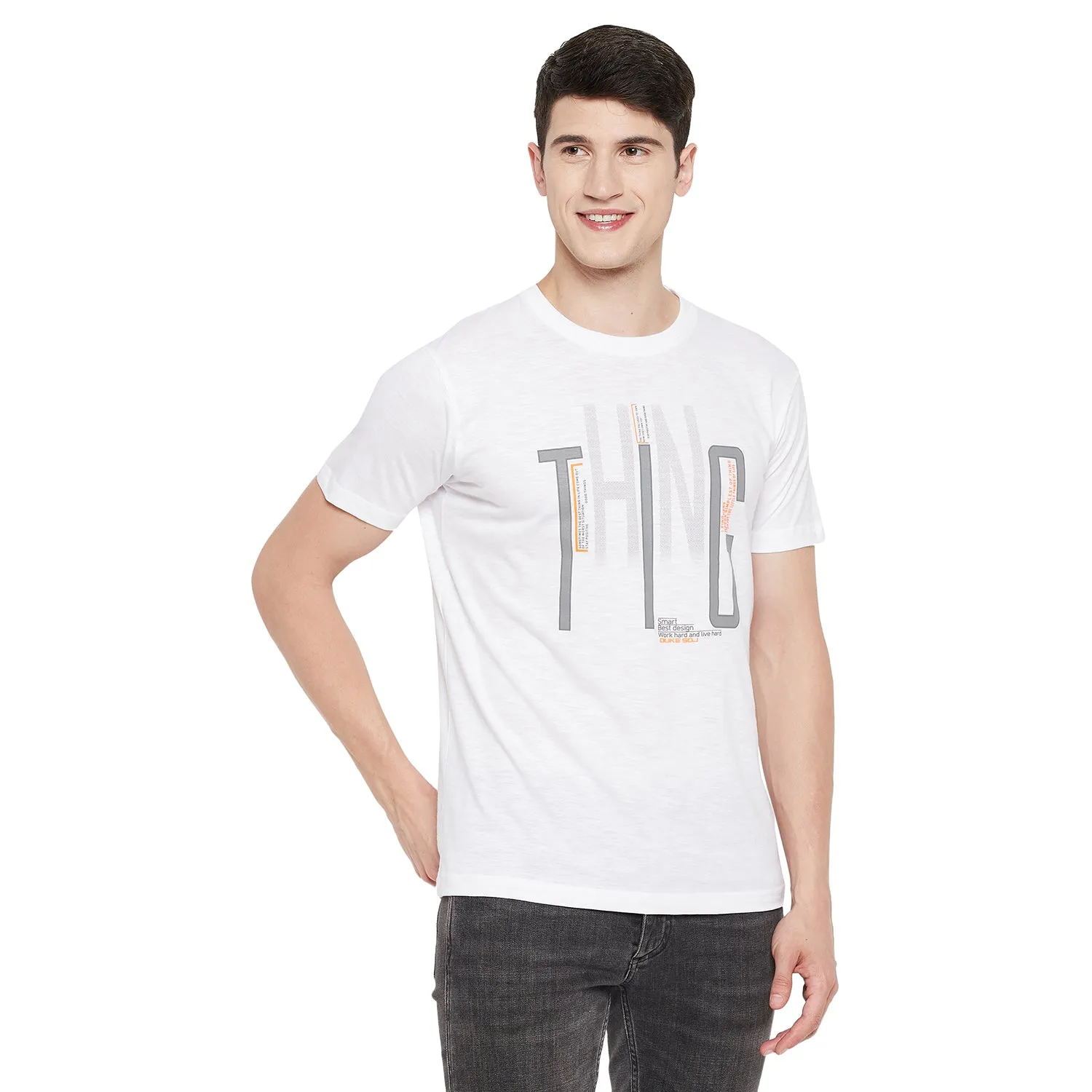 Duke Stardust Men Half Sleeve Cotton T-shirt (LF5272)