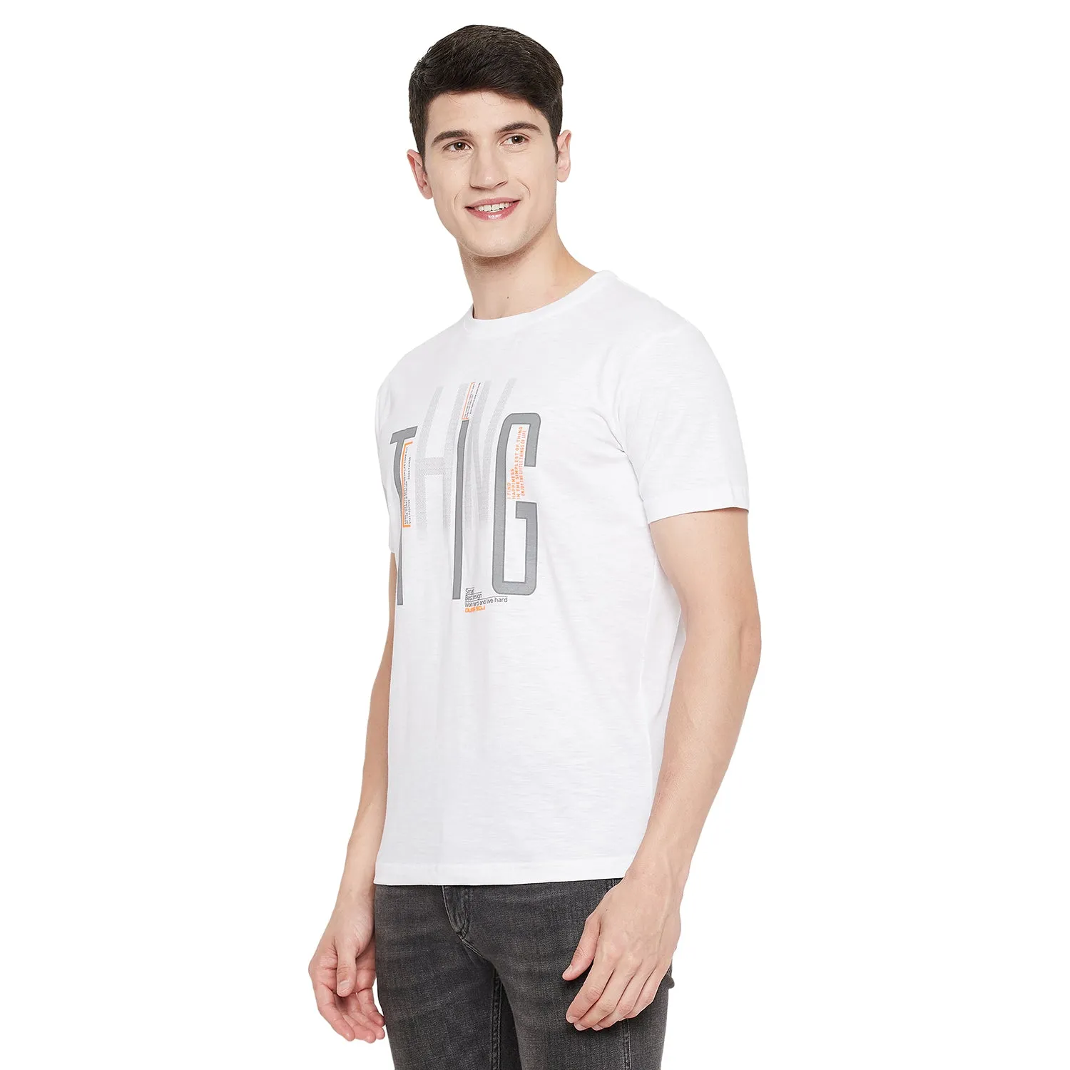 Duke Stardust Men Half Sleeve Cotton T-shirt (LF5272)