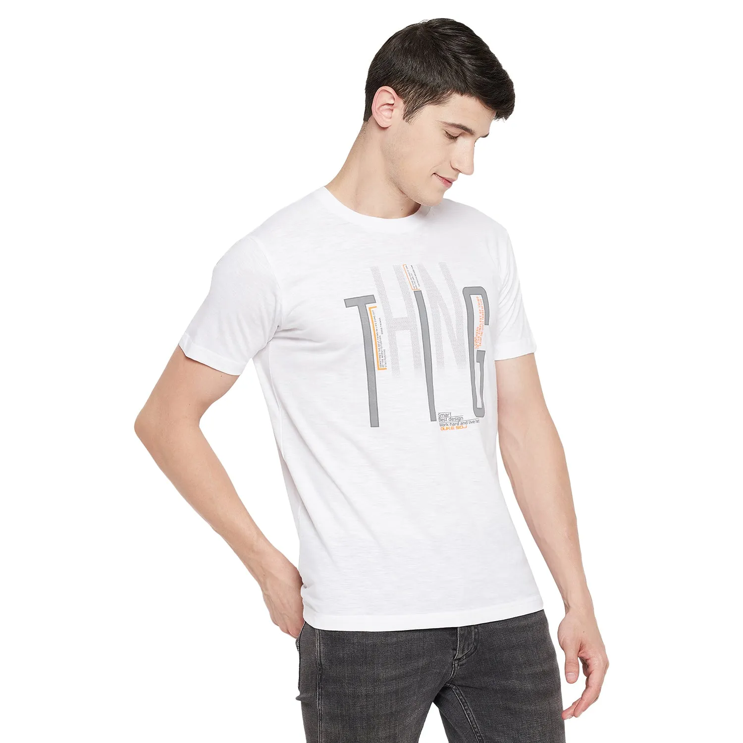 Duke Stardust Men Half Sleeve Cotton T-shirt (LF5272)
