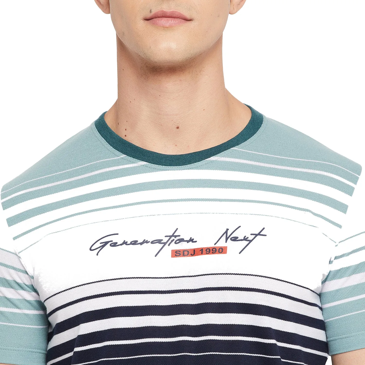 Duke Stardust Men Half Sleeve Cotton T-shirt (LF5316)