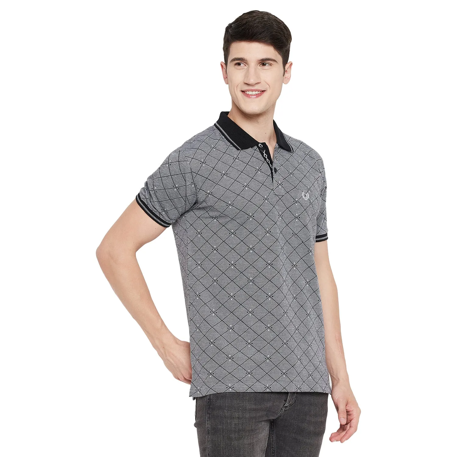 Duke Stardust Men Half Sleeve Cotton T-Shirt (LF5320)