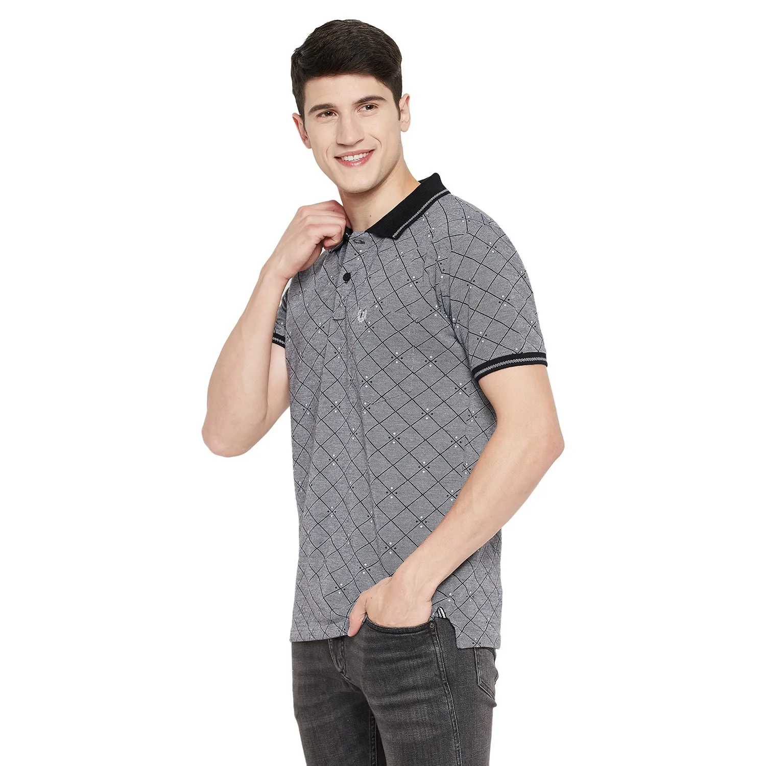 Duke Stardust Men Half Sleeve Cotton T-Shirt (LF5320)