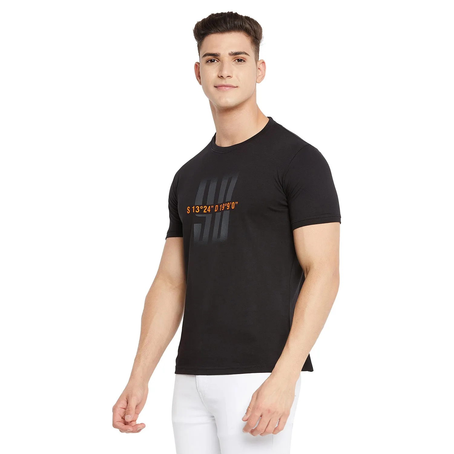 Duke Stardust Men Half Sleeve Cotton T-shirt (LF5329)
