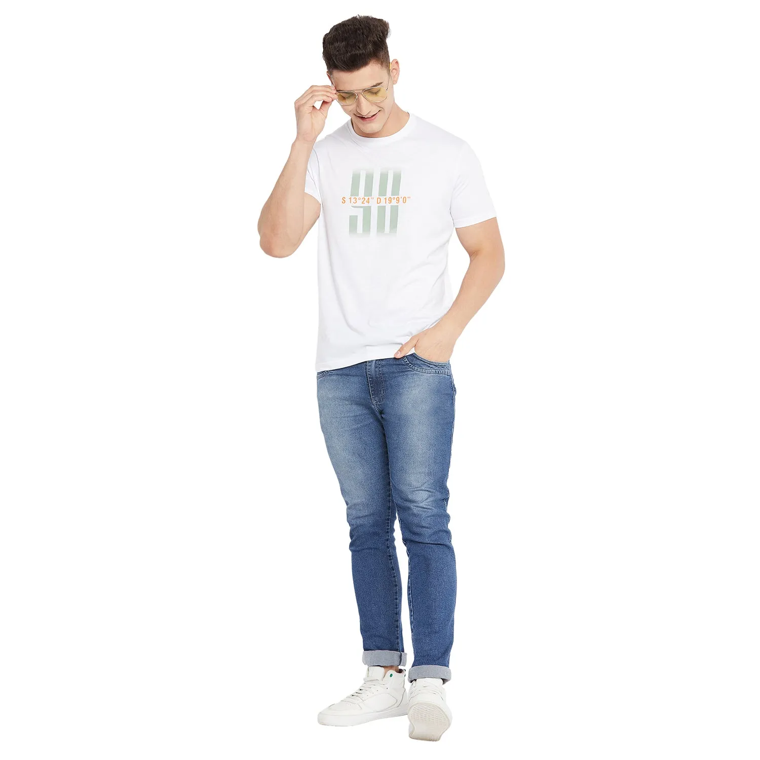 Duke Stardust Men Half Sleeve Cotton T-shirt (LF5329)