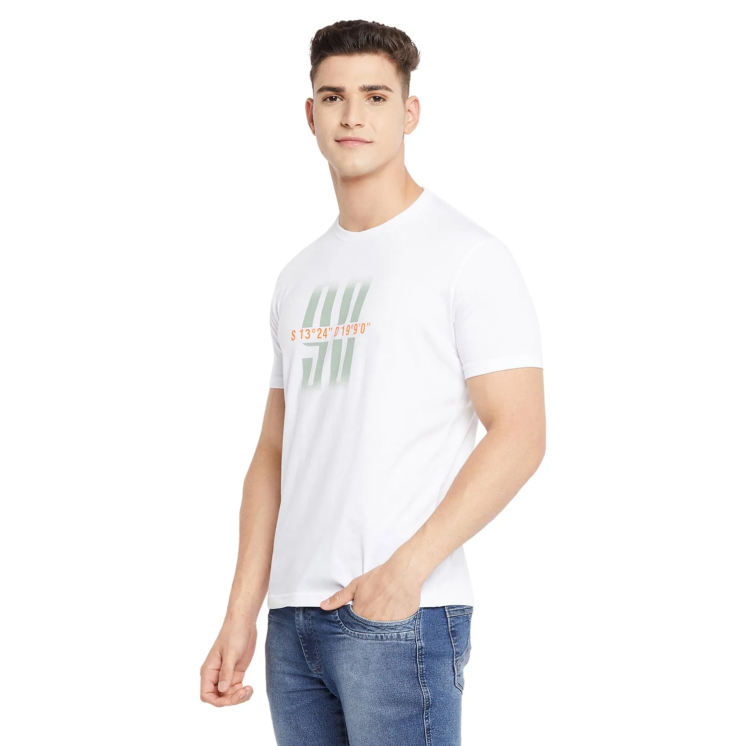 Duke Stardust Men Half Sleeve Cotton T-shirt (LF5329)