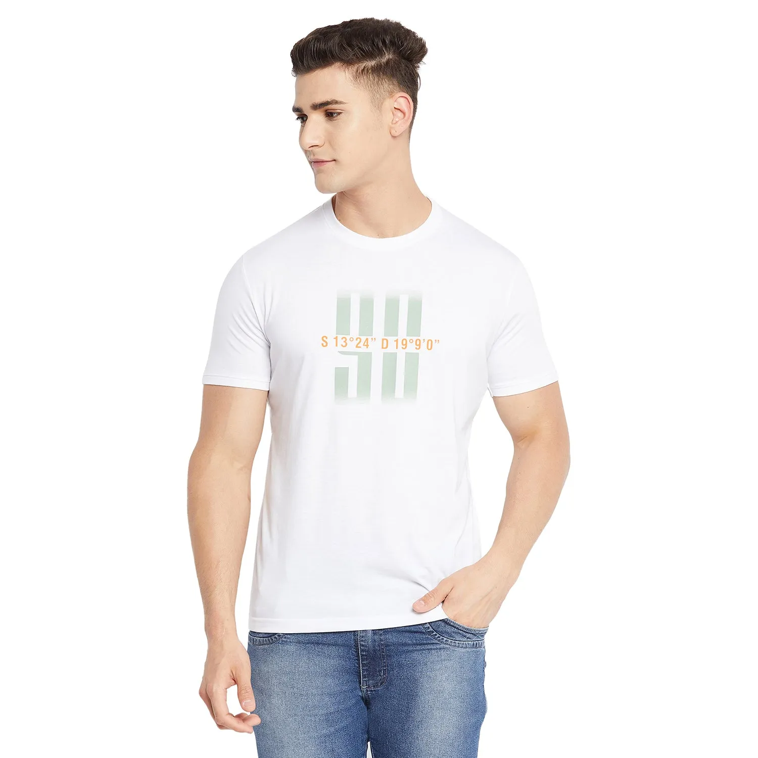 Duke Stardust Men Half Sleeve Cotton T-shirt (LF5329)
