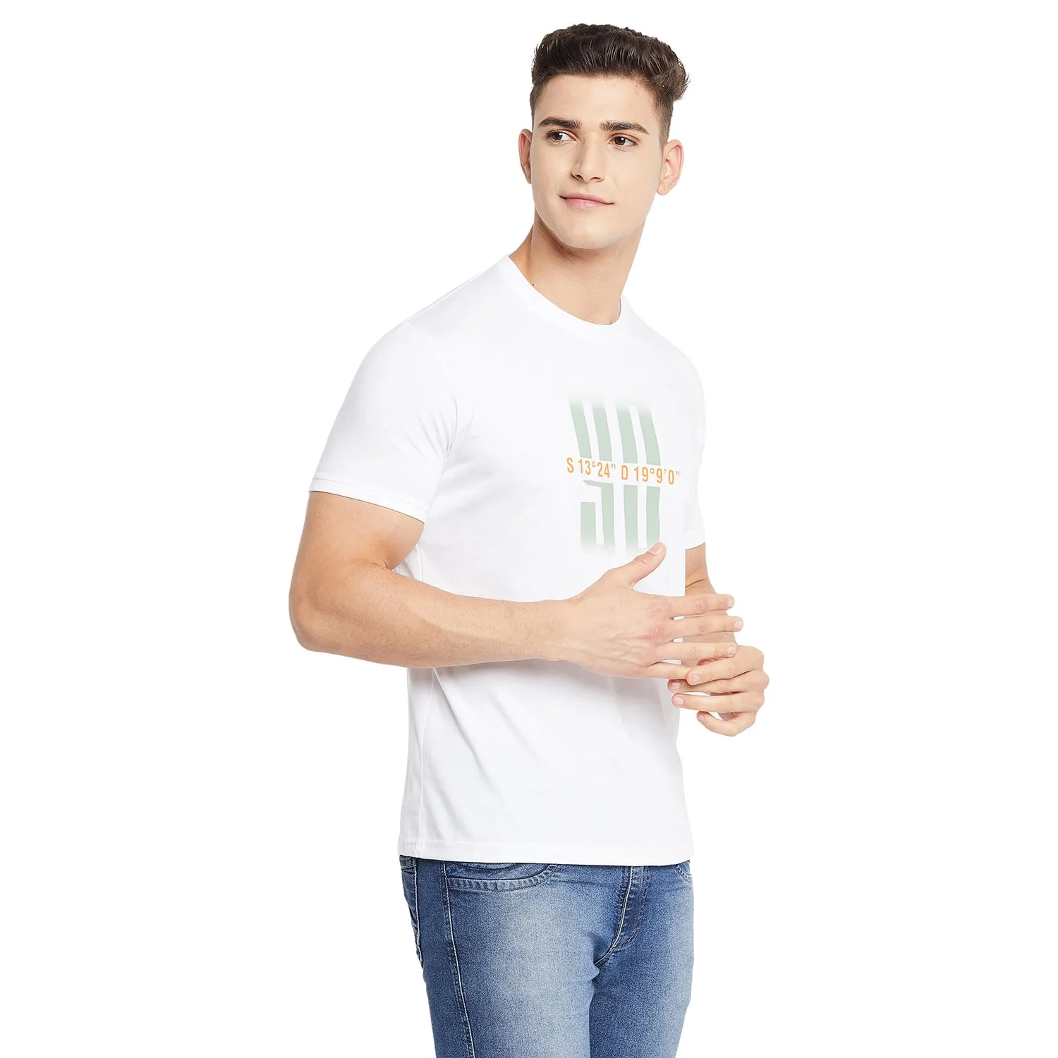 Duke Stardust Men Half Sleeve Cotton T-shirt (LF5329)
