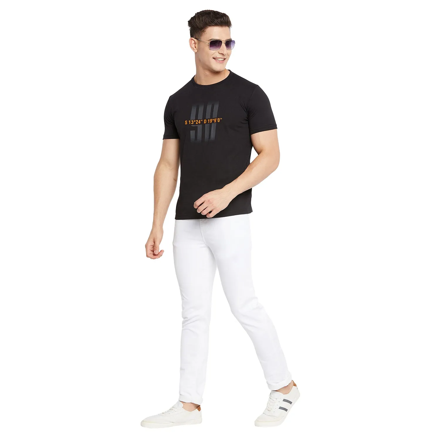 Duke Stardust Men Half Sleeve Cotton T-shirt (LF5329)