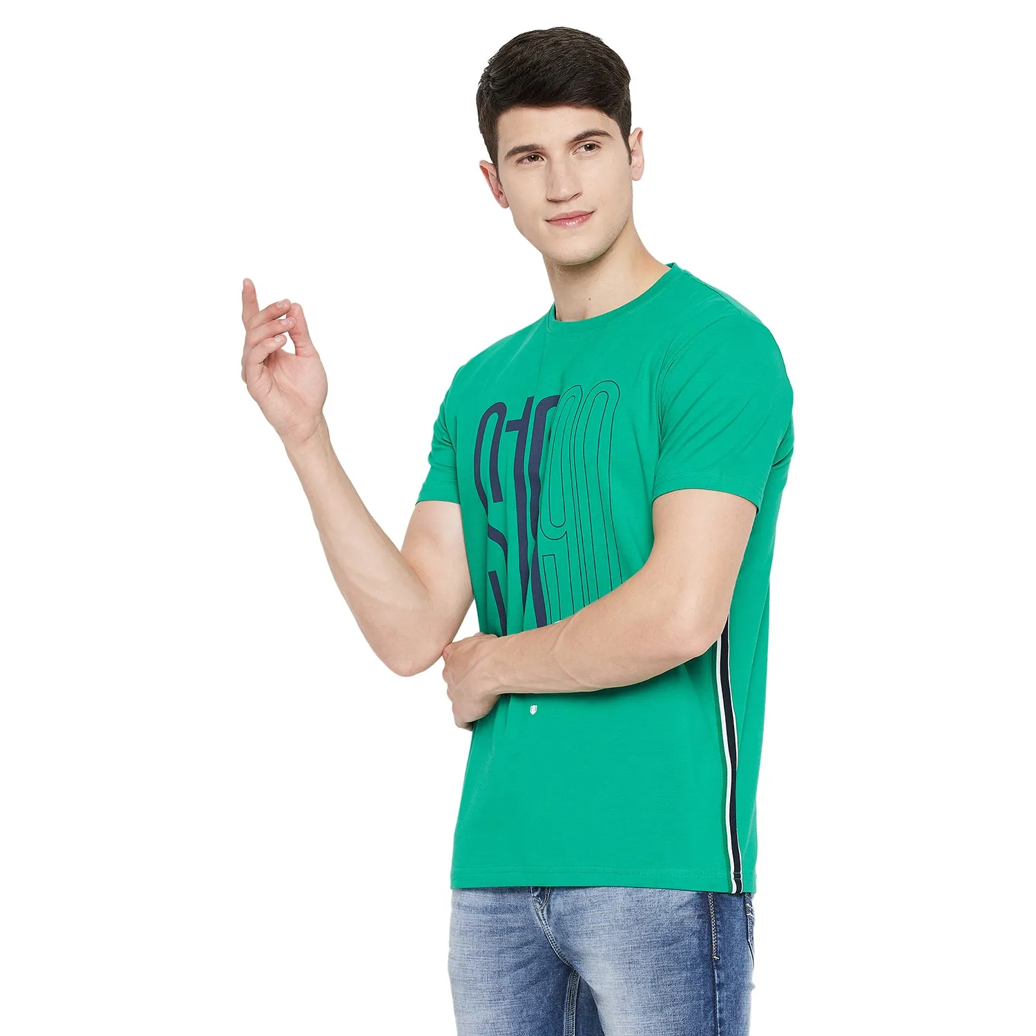Duke Stardust Men Half Sleeve Cotton T-Shirt (LF5347)