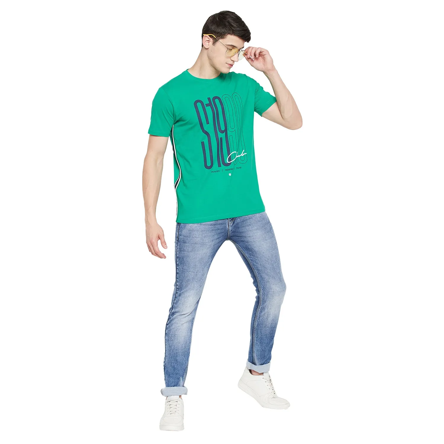Duke Stardust Men Half Sleeve Cotton T-Shirt (LF5347)