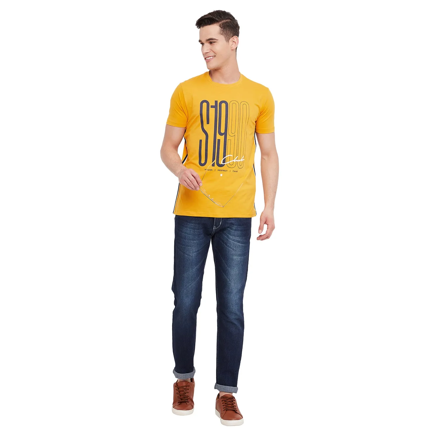 Duke Stardust Men Half Sleeve Cotton T-Shirt (LF5347)