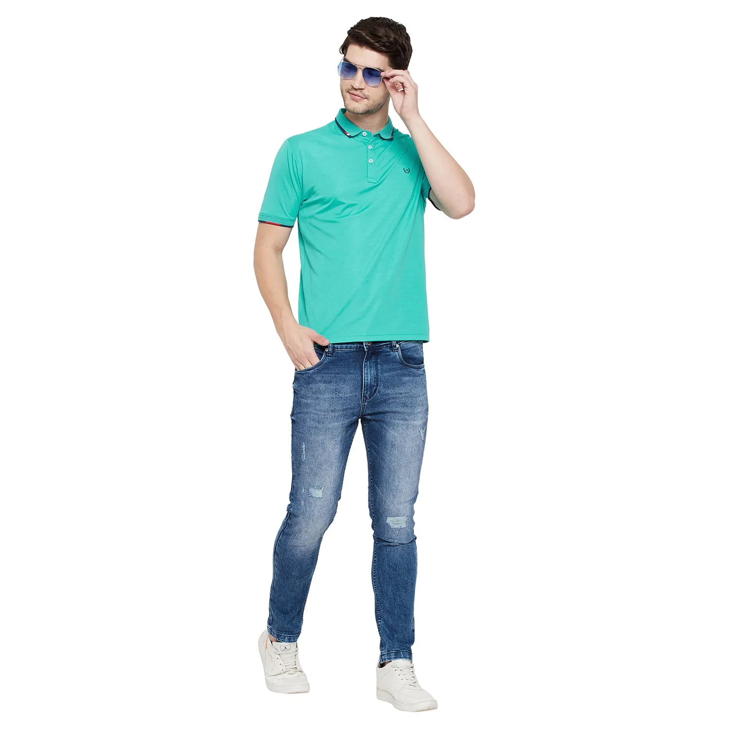 Duke Stardust Men Half Sleeve Cotton T-shirt (LF5354)