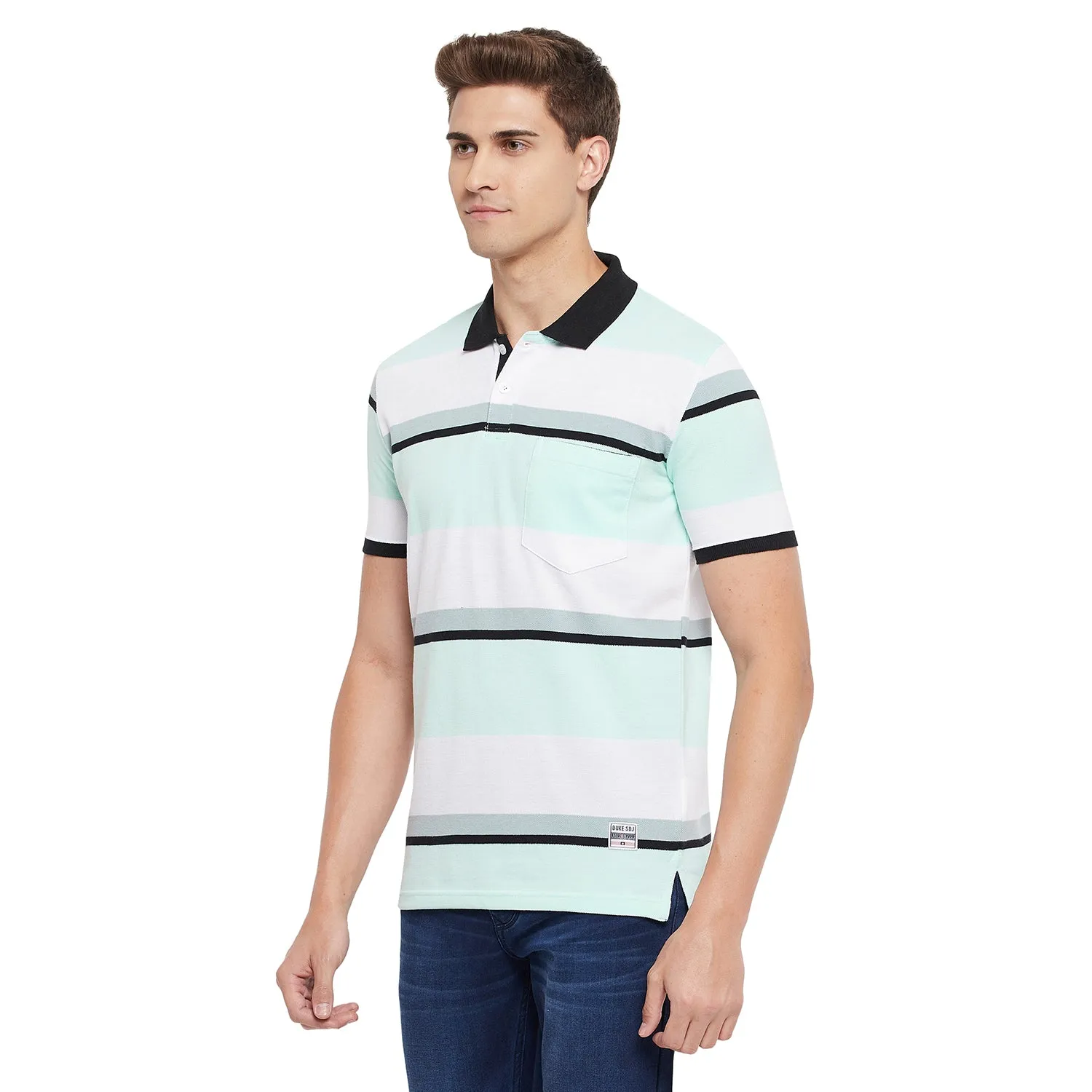 Duke Stardust Men Half Sleeve Cotton T-Shirt (LF5367)