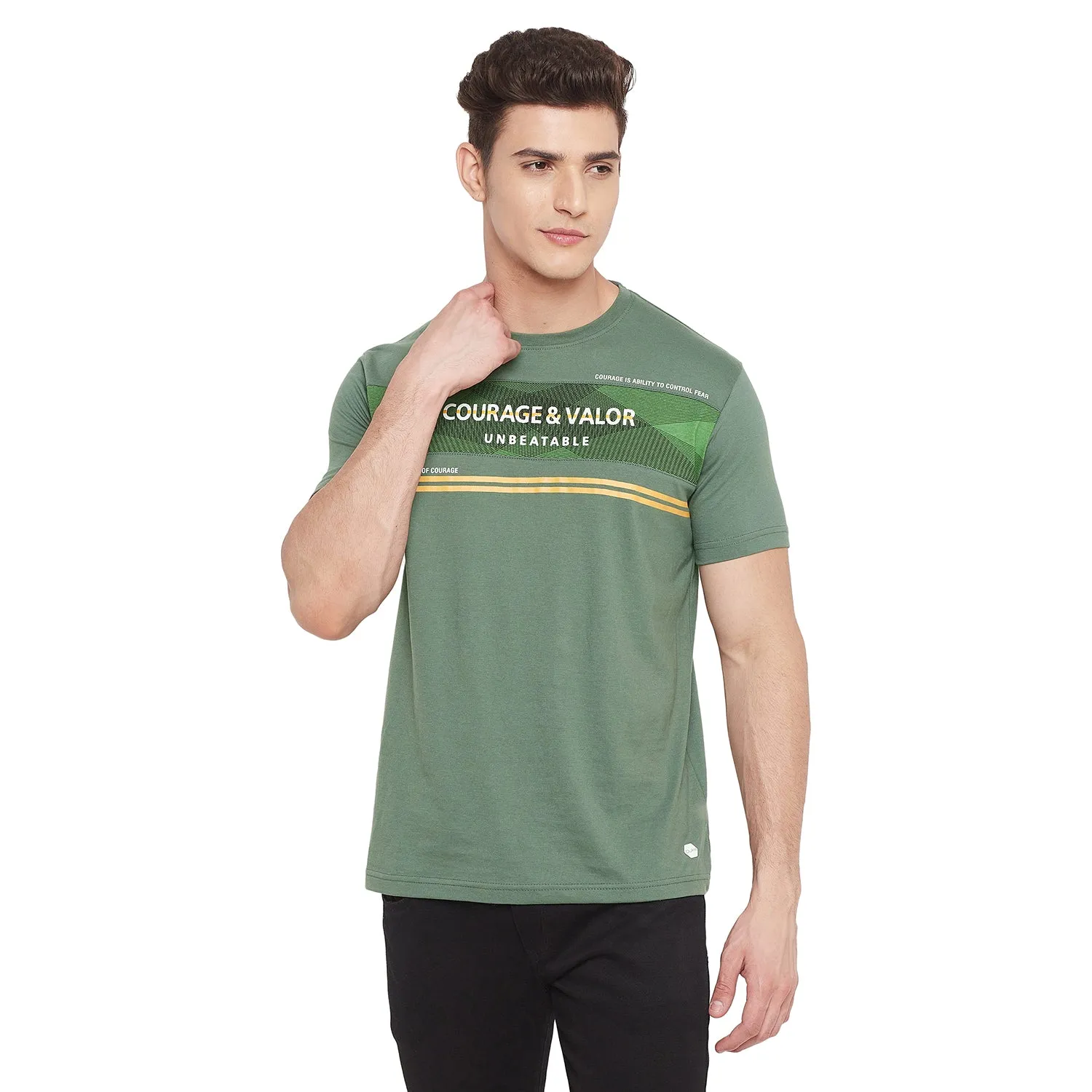 Duke Stardust Men Half Sleeve Cotton T-shirt (LF5401)