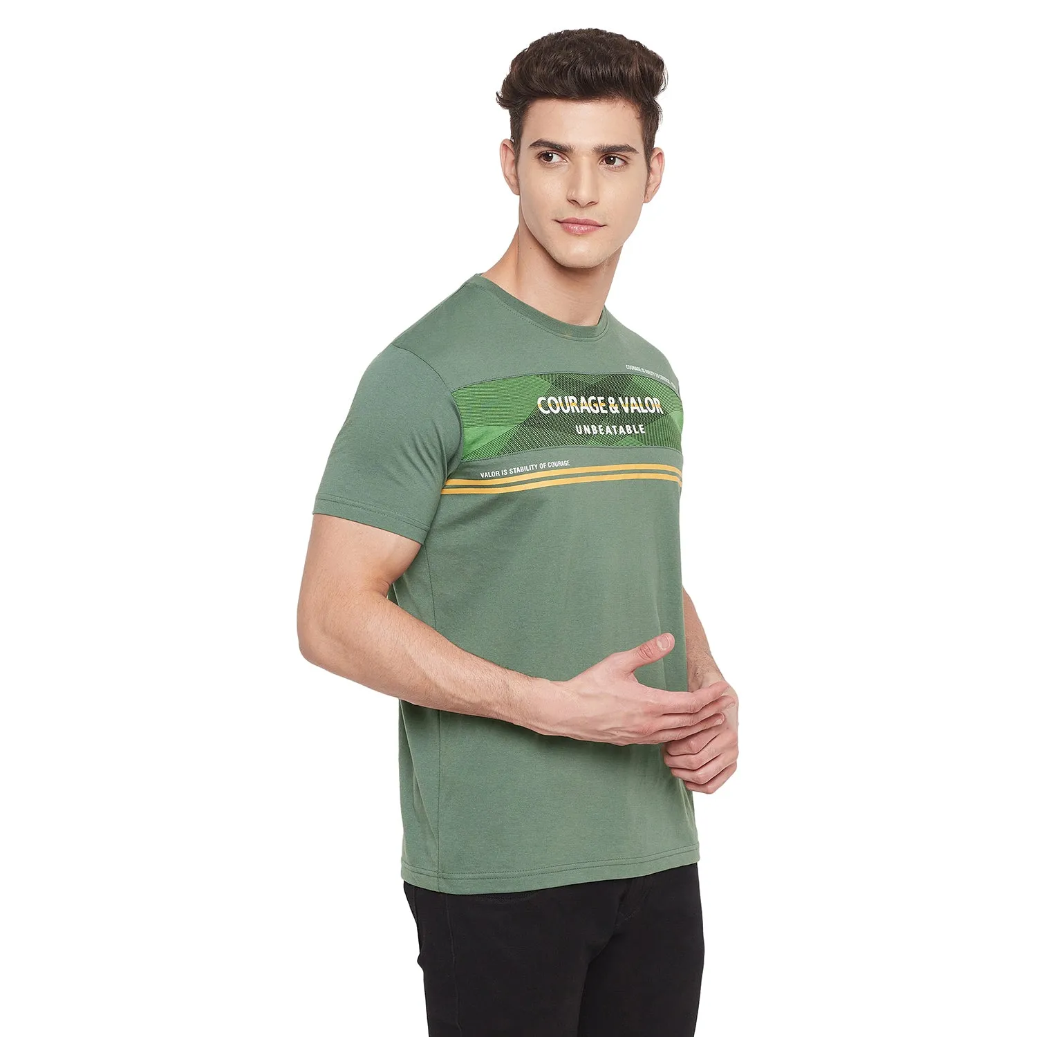 Duke Stardust Men Half Sleeve Cotton T-shirt (LF5401)