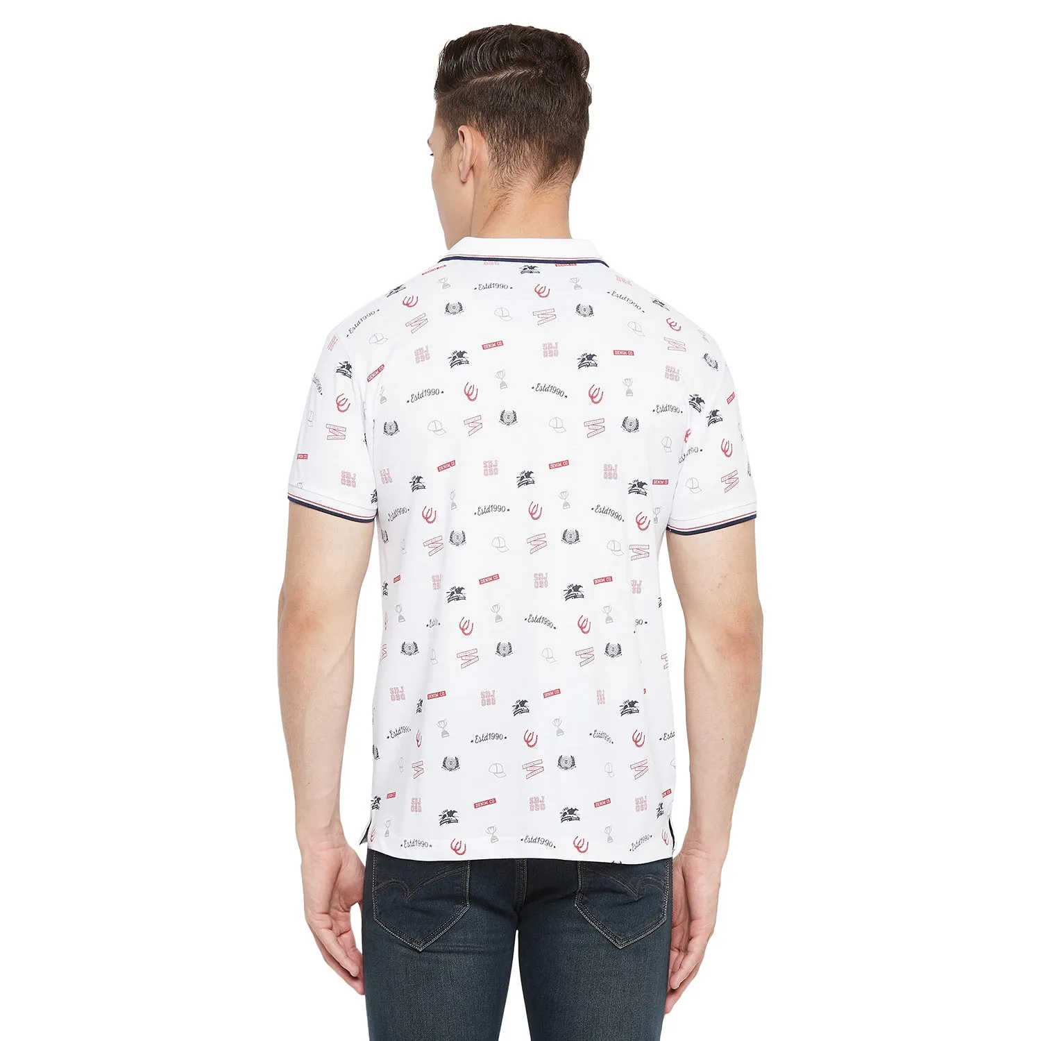Duke Stardust Men Half Sleeve Cotton T-shirt (LF5494)