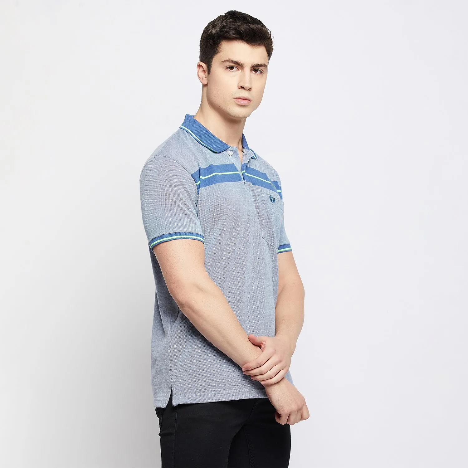 Duke Stardust Men Half Sleeve Cotton T-shirt (LF5727)