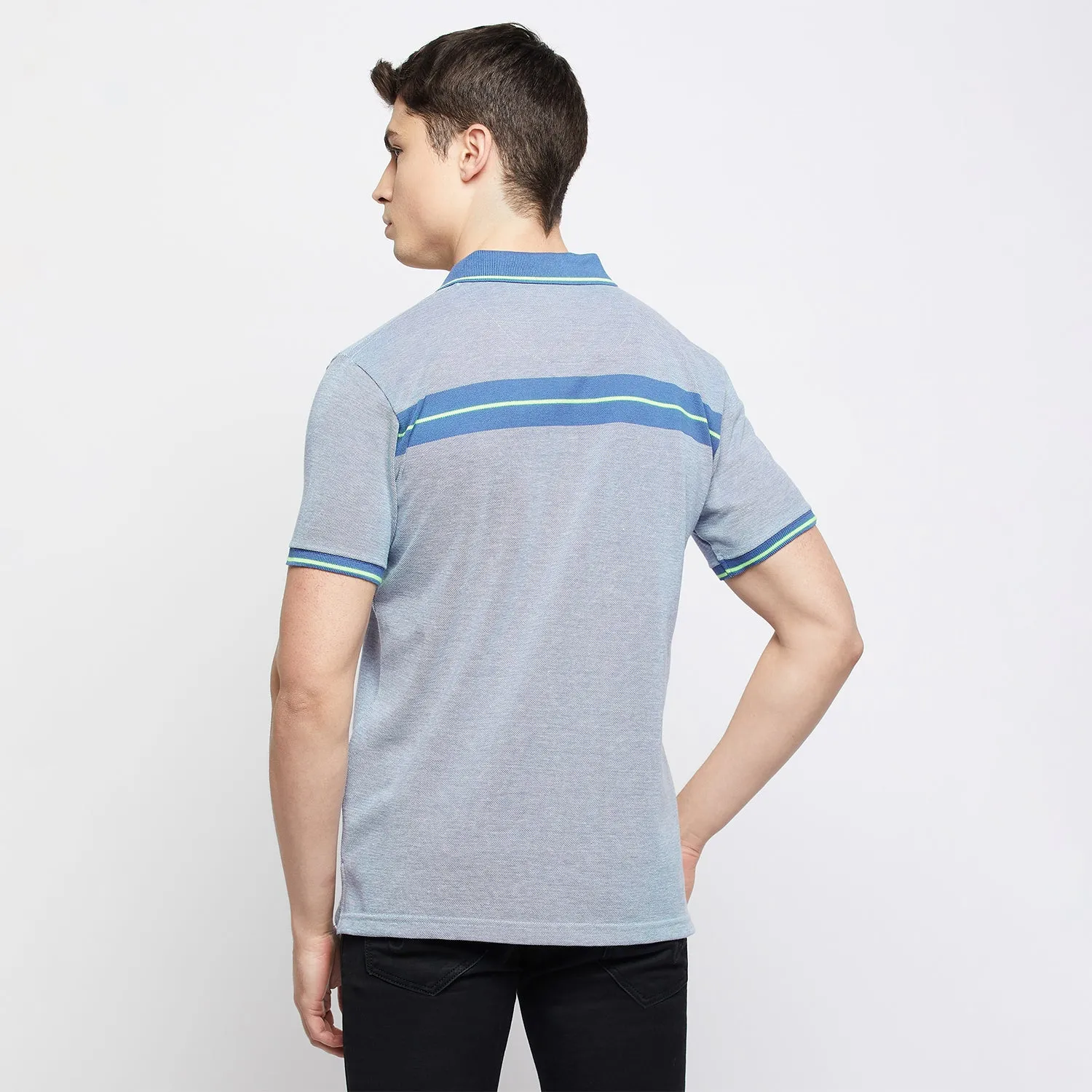 Duke Stardust Men Half Sleeve Cotton T-shirt (LF5727)