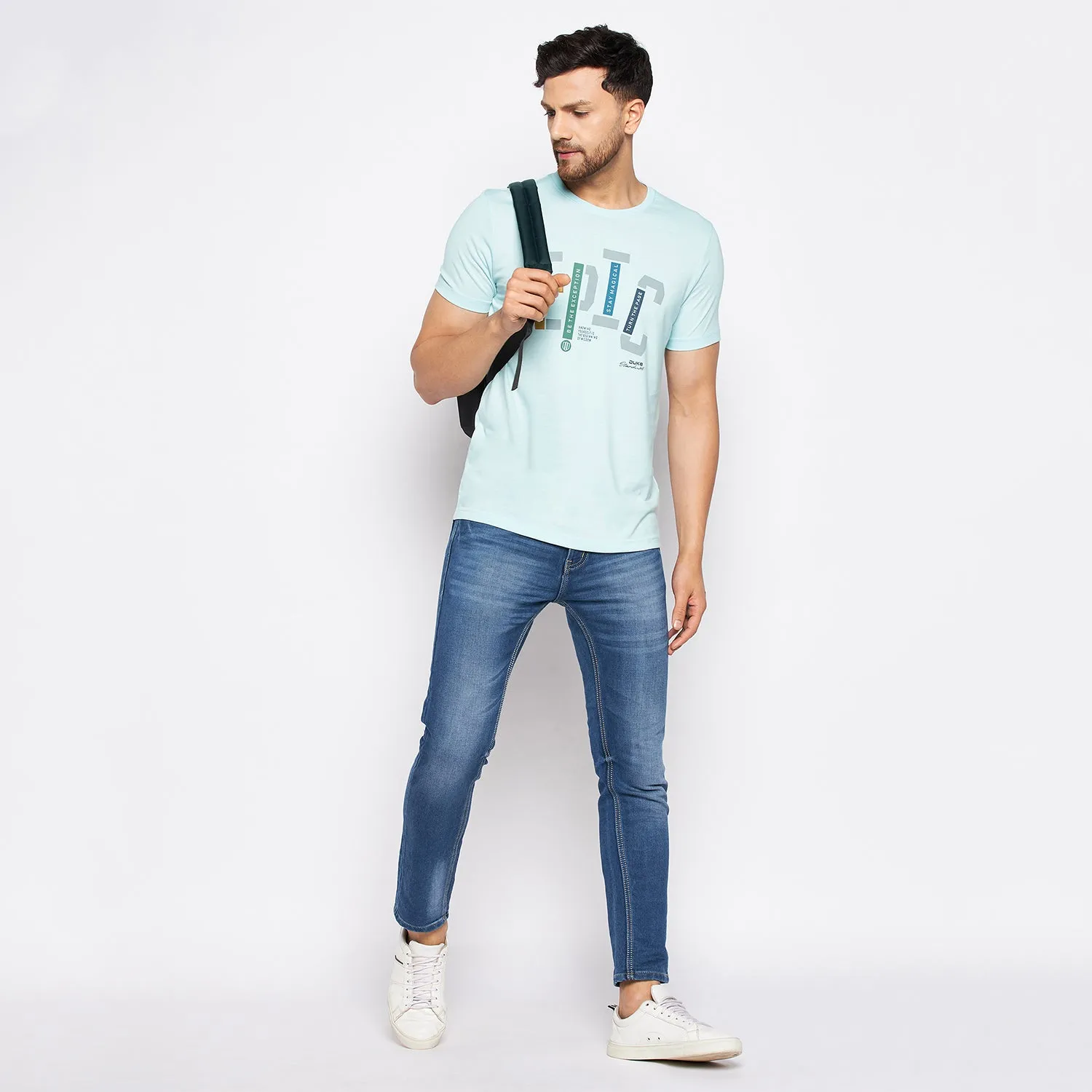 Duke Stardust Men Half Sleeve Cotton T-shirt (LF5760)