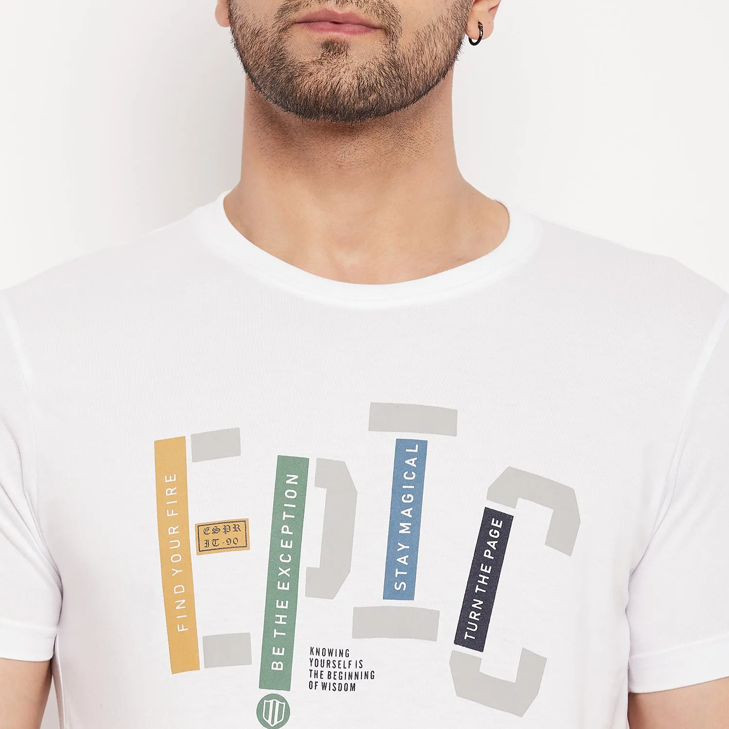 Duke Stardust Men Half Sleeve Cotton T-shirt (LF5760)