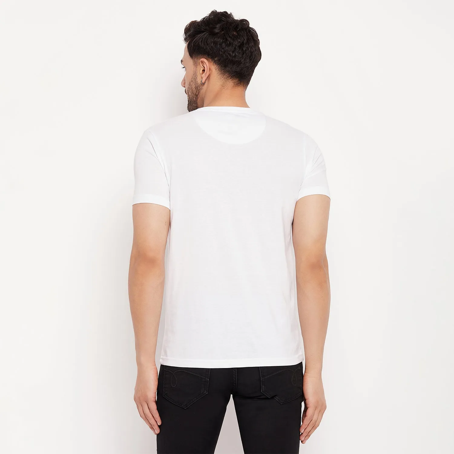 Duke Stardust Men Half Sleeve Cotton T-shirt (LF5760)