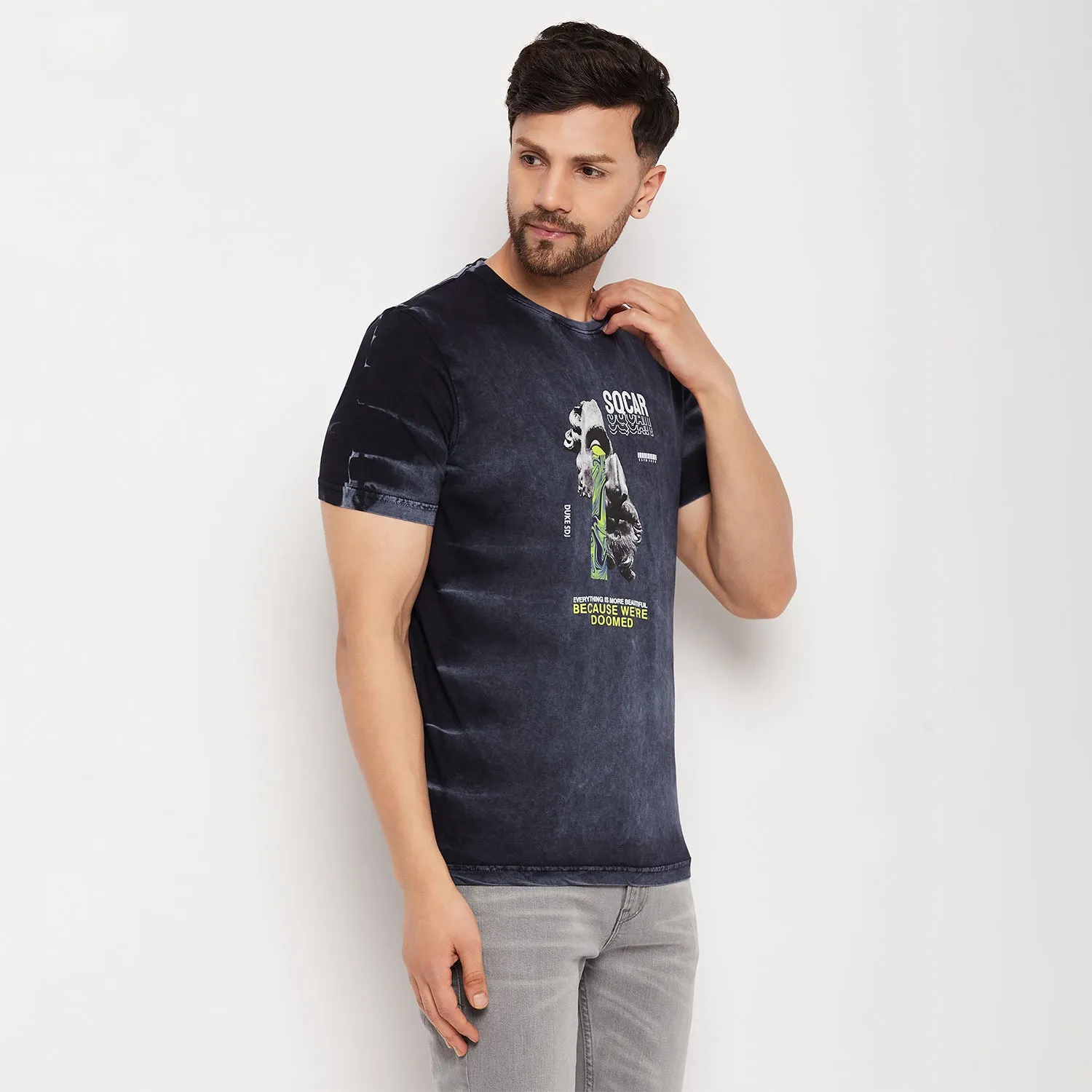 Duke Stardust Men Half Sleeve Cotton T-shirt (LF5810)