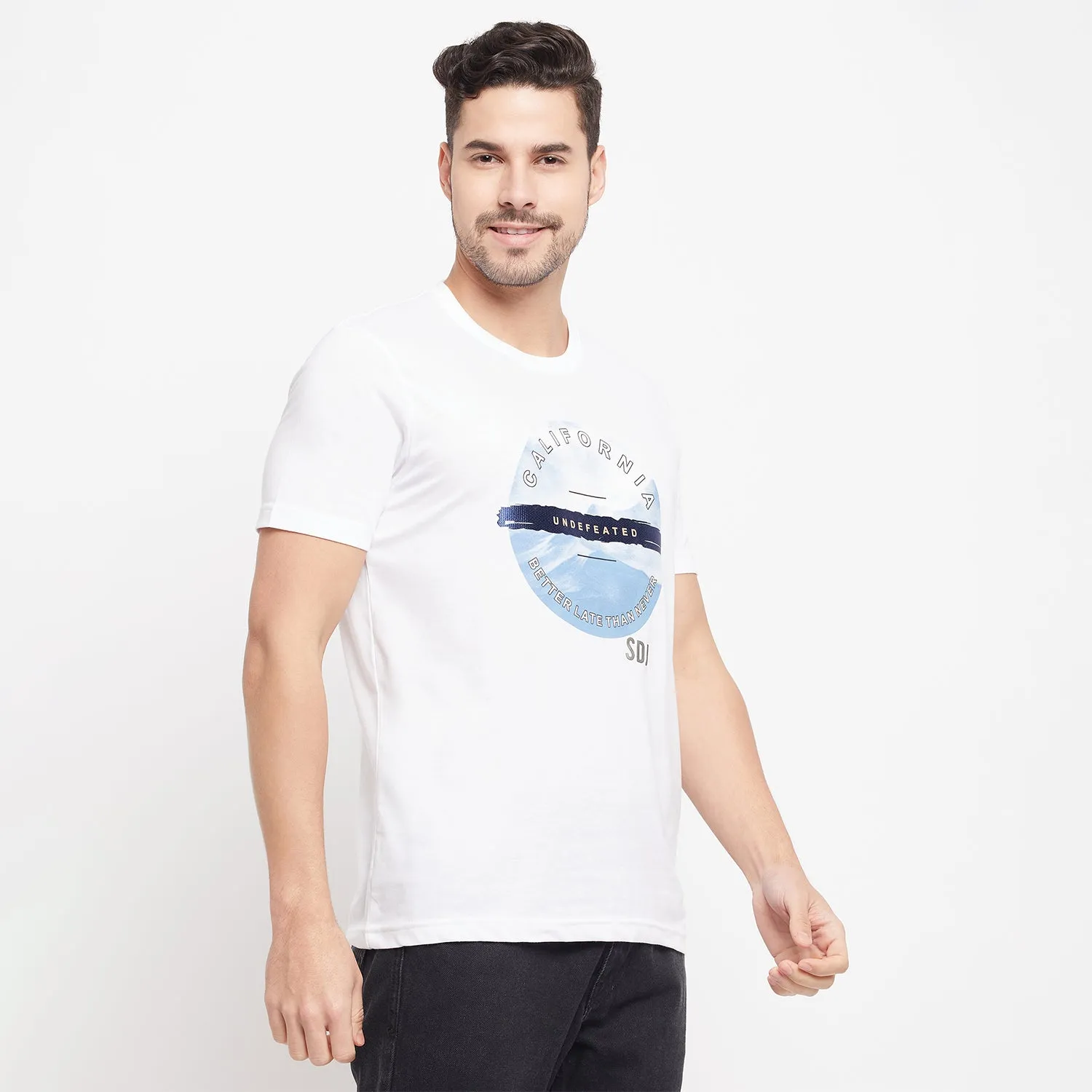 Duke Stardust Men Half Sleeve Cotton T-shirt (LF5867)