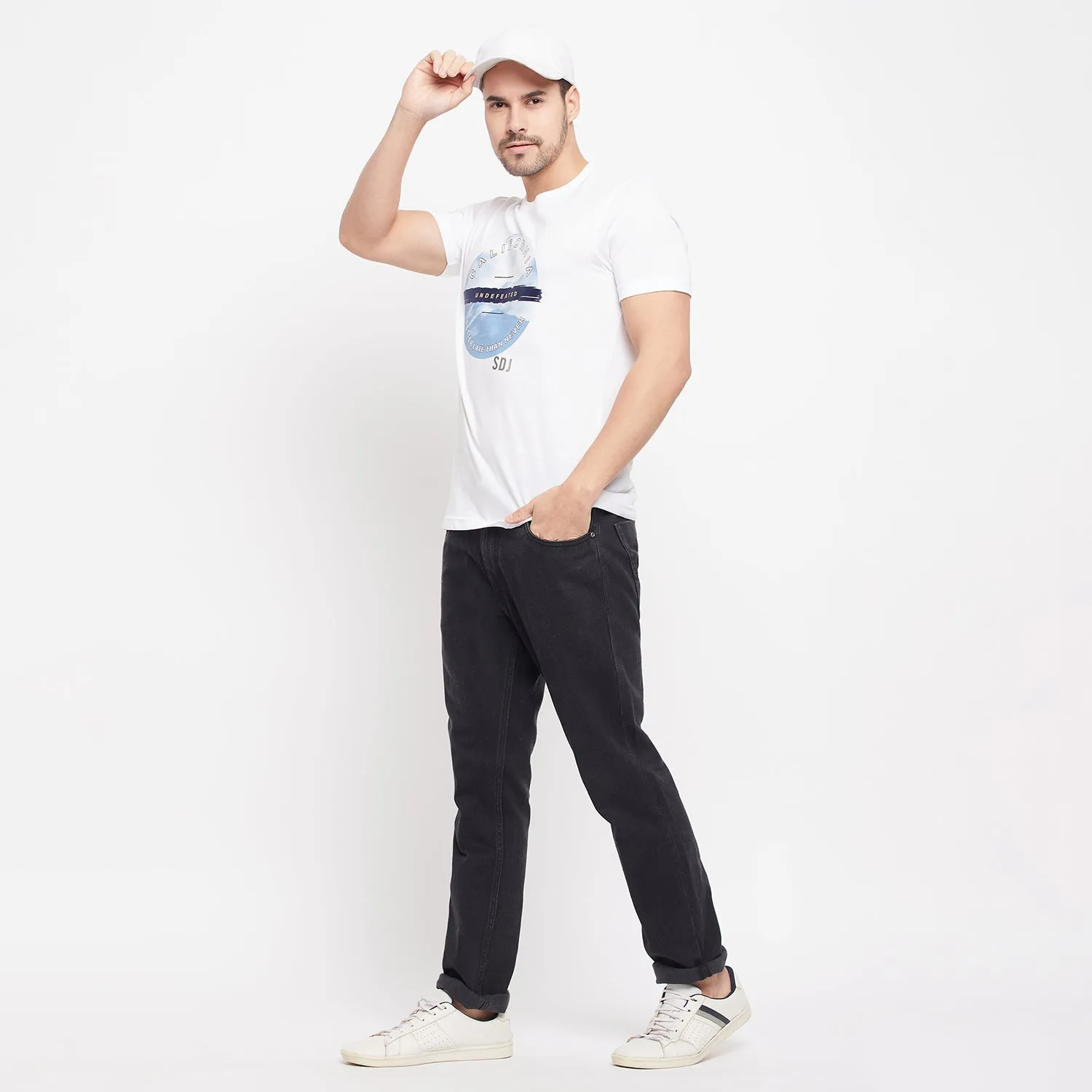 Duke Stardust Men Half Sleeve Cotton T-shirt (LF5867)