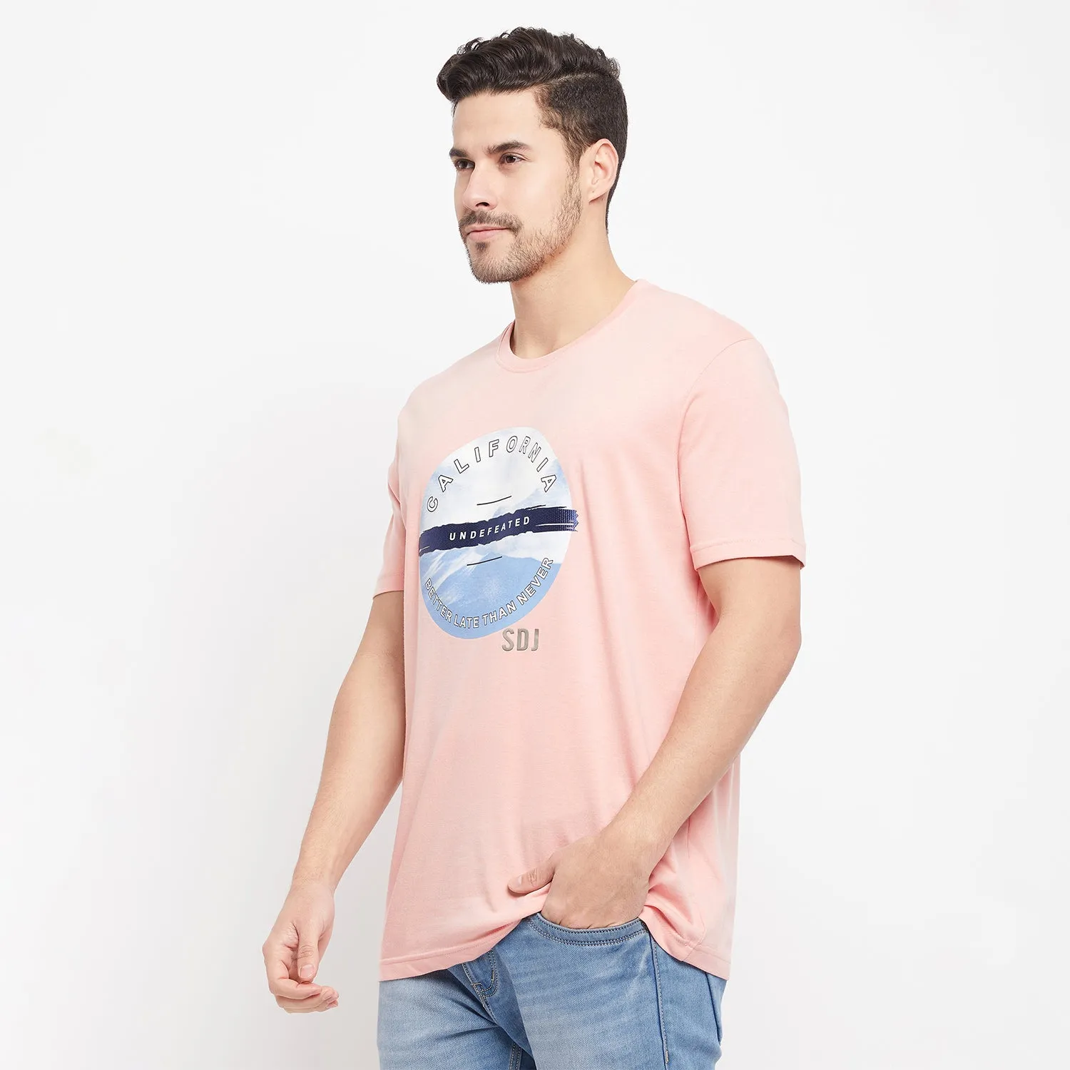 Duke Stardust Men Half Sleeve Cotton T-shirt (LF5867)
