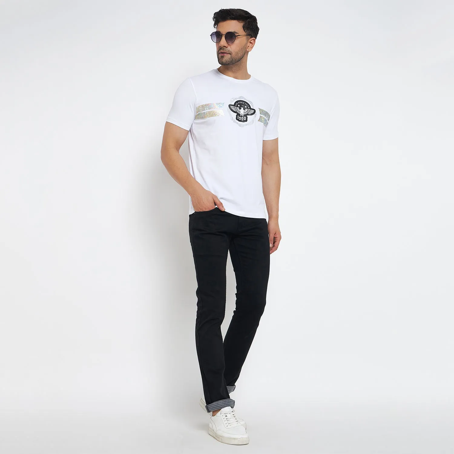 Duke Stardust Men Half Sleeve Cotton T-shirt (LF7137)