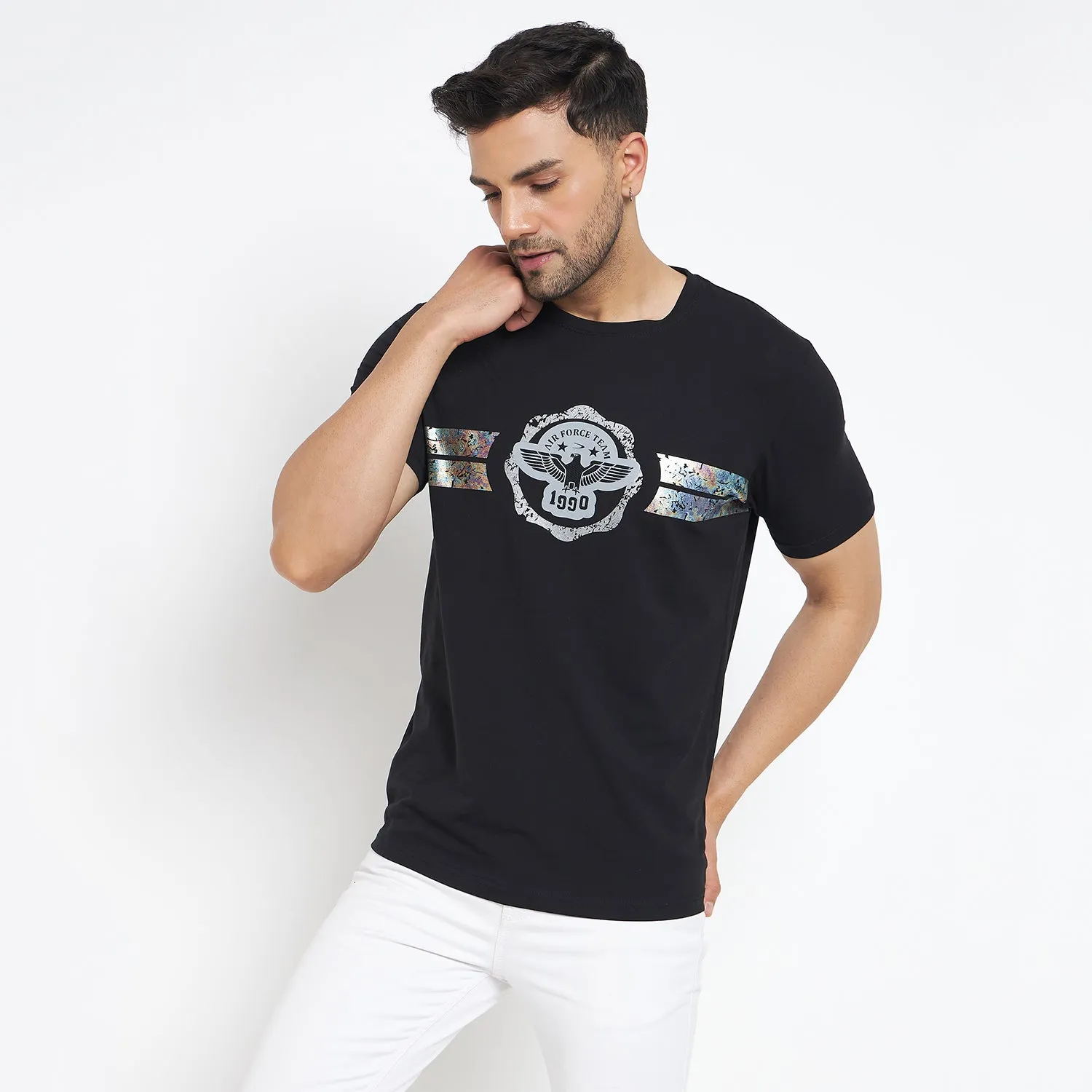 Duke Stardust Men Half Sleeve Cotton T-shirt (LF7137)