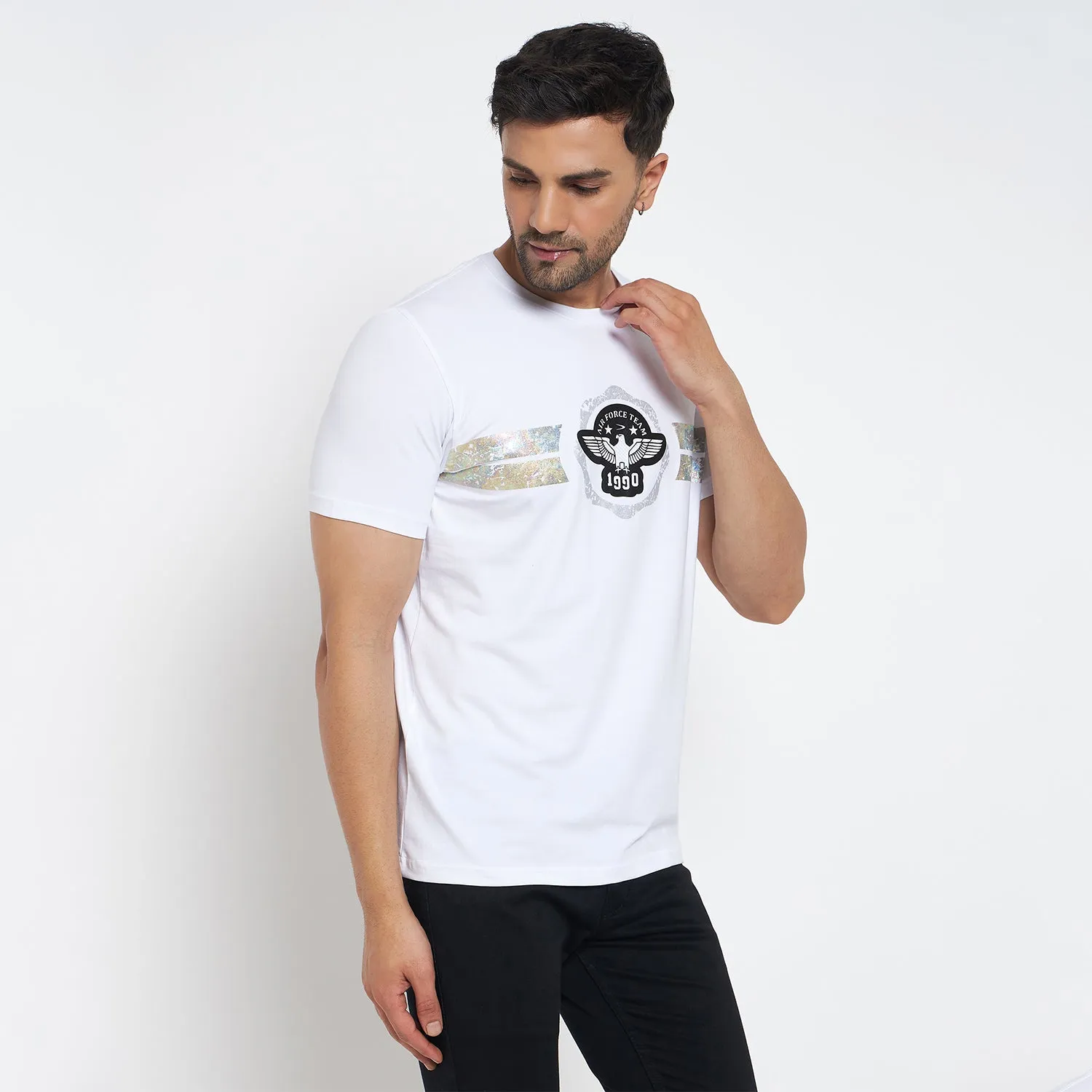 Duke Stardust Men Half Sleeve Cotton T-shirt (LF7137)