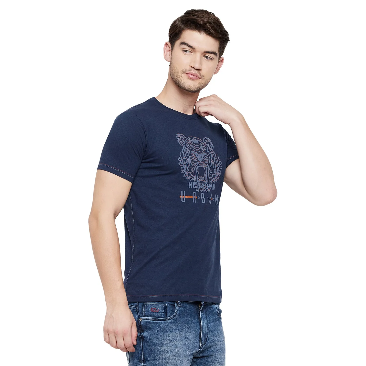 Duke Stardust Men Half Sleeve Cotton T-shirt (LQ3906)