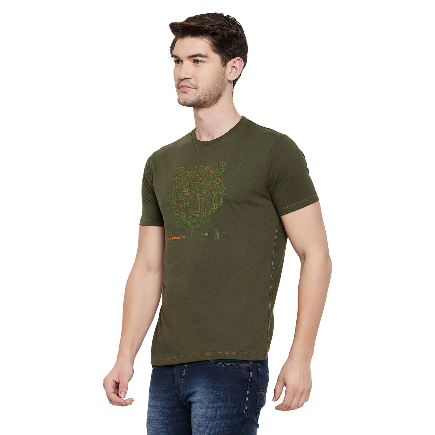 Duke Stardust Men Half Sleeve Cotton T-shirt (LQ3906)