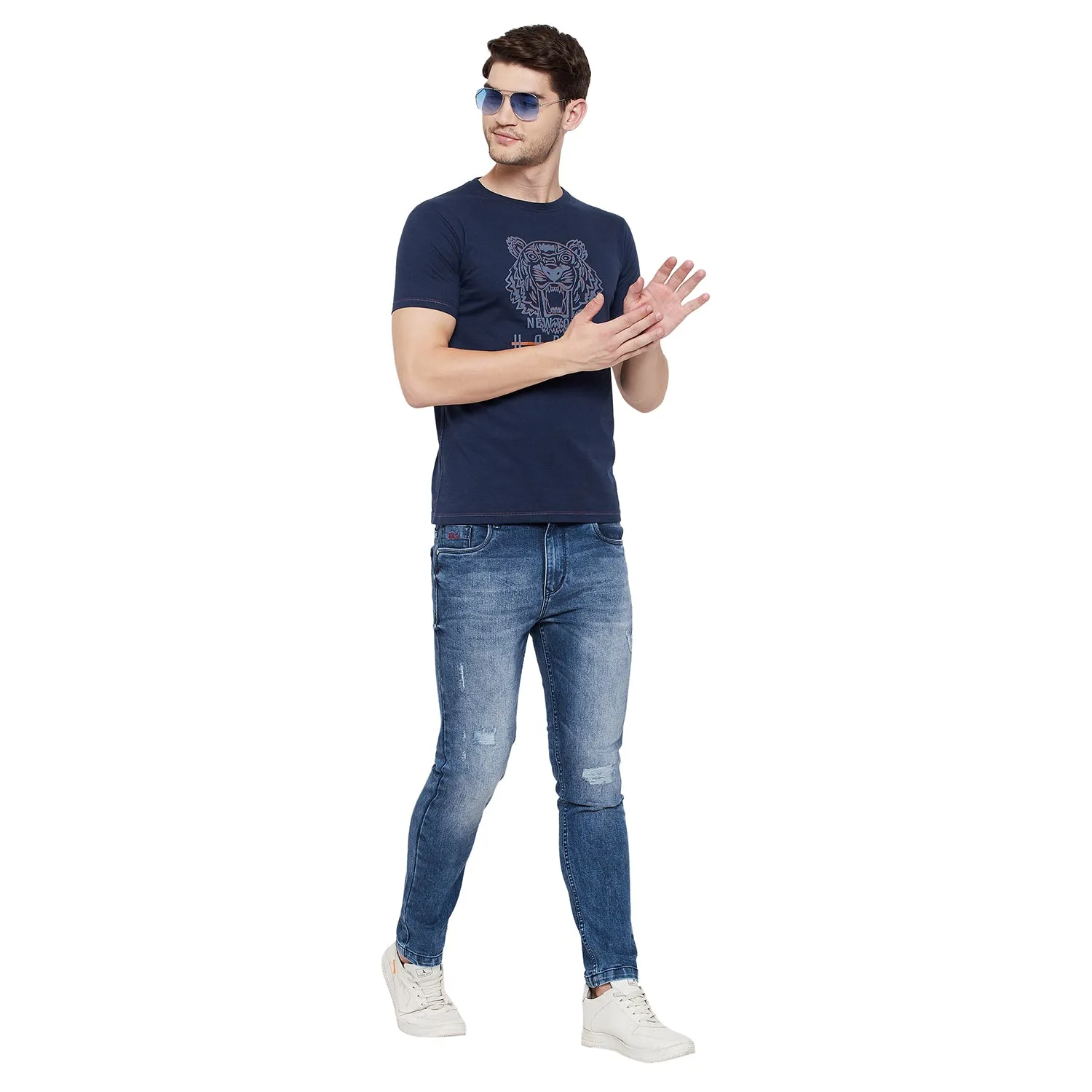 Duke Stardust Men Half Sleeve Cotton T-shirt (LQ3906)