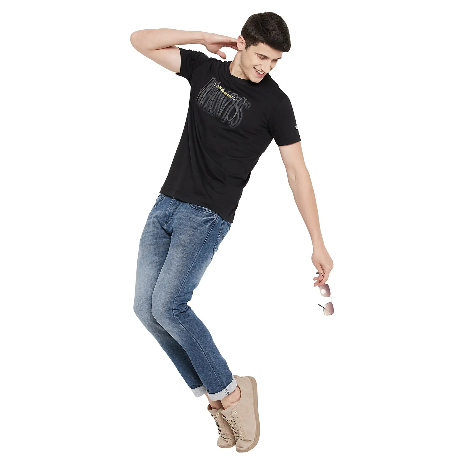 Duke Stardust Men Half Sleeve Cotton T-Shirt (MTLF329)