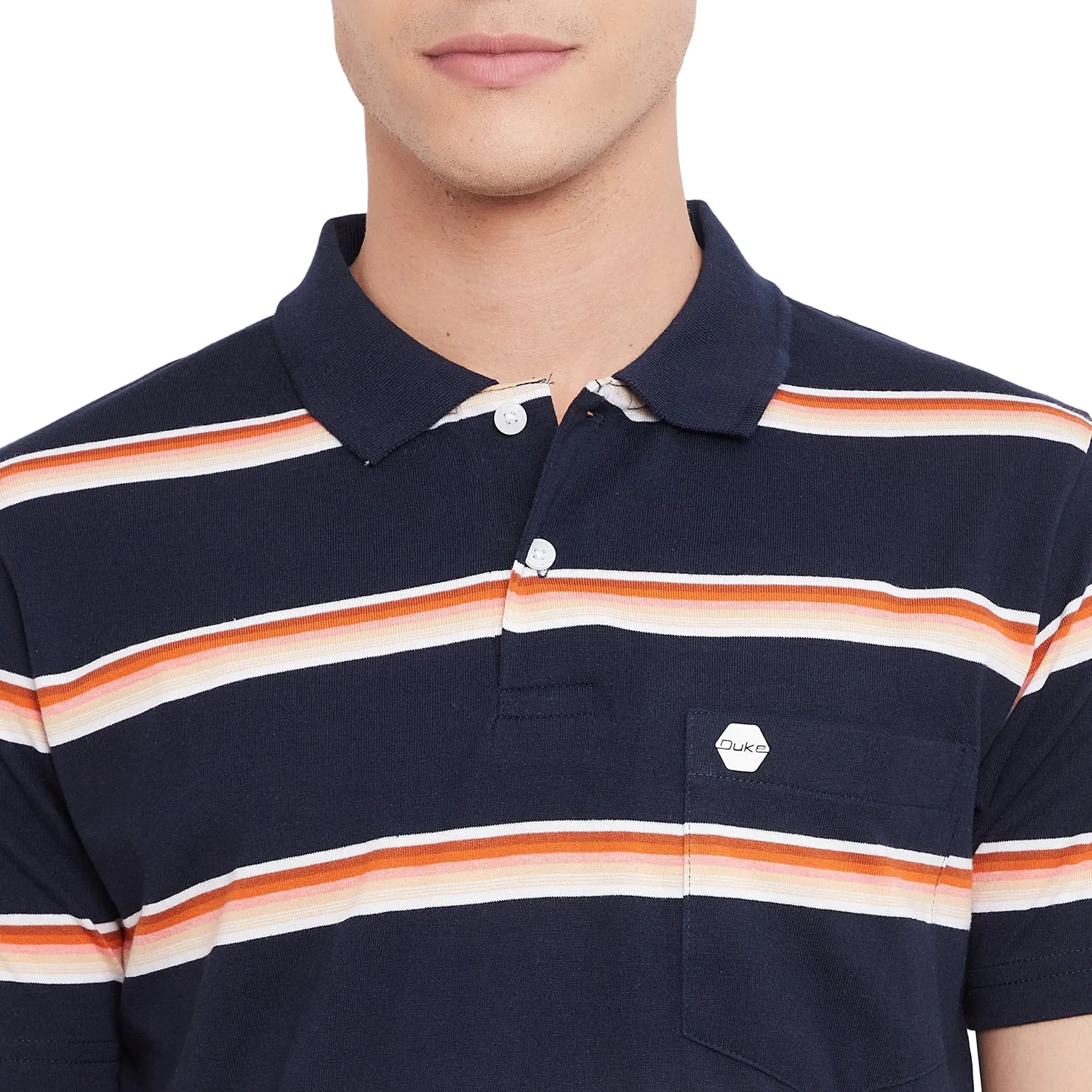 Duke Stardust Men Half Sleeve Cotton T-Shirt (MTLF345)