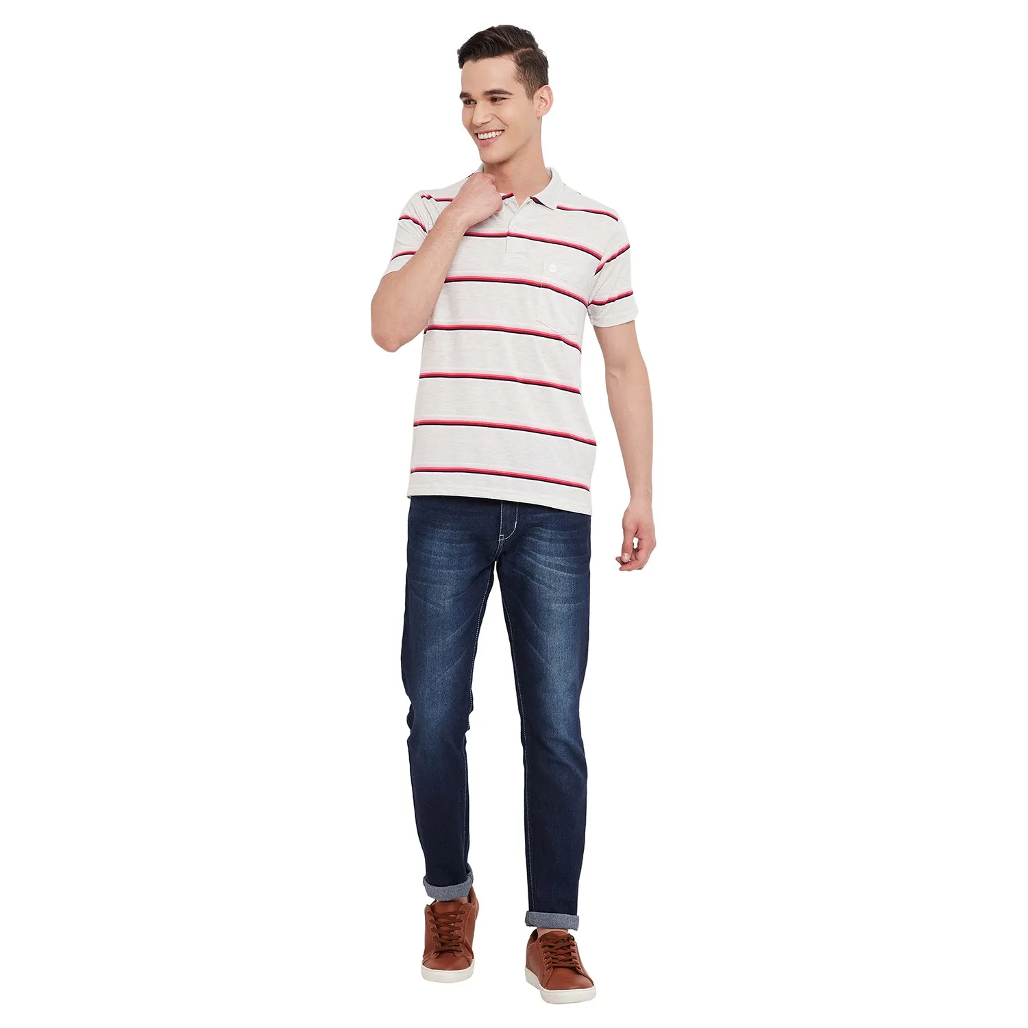Duke Stardust Men Half Sleeve Cotton T-Shirt (MTLF345)