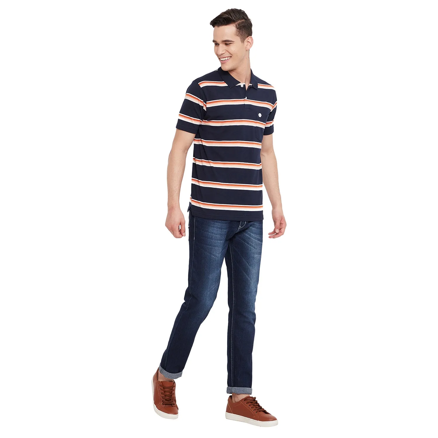 Duke Stardust Men Half Sleeve Cotton T-Shirt (MTLF345)