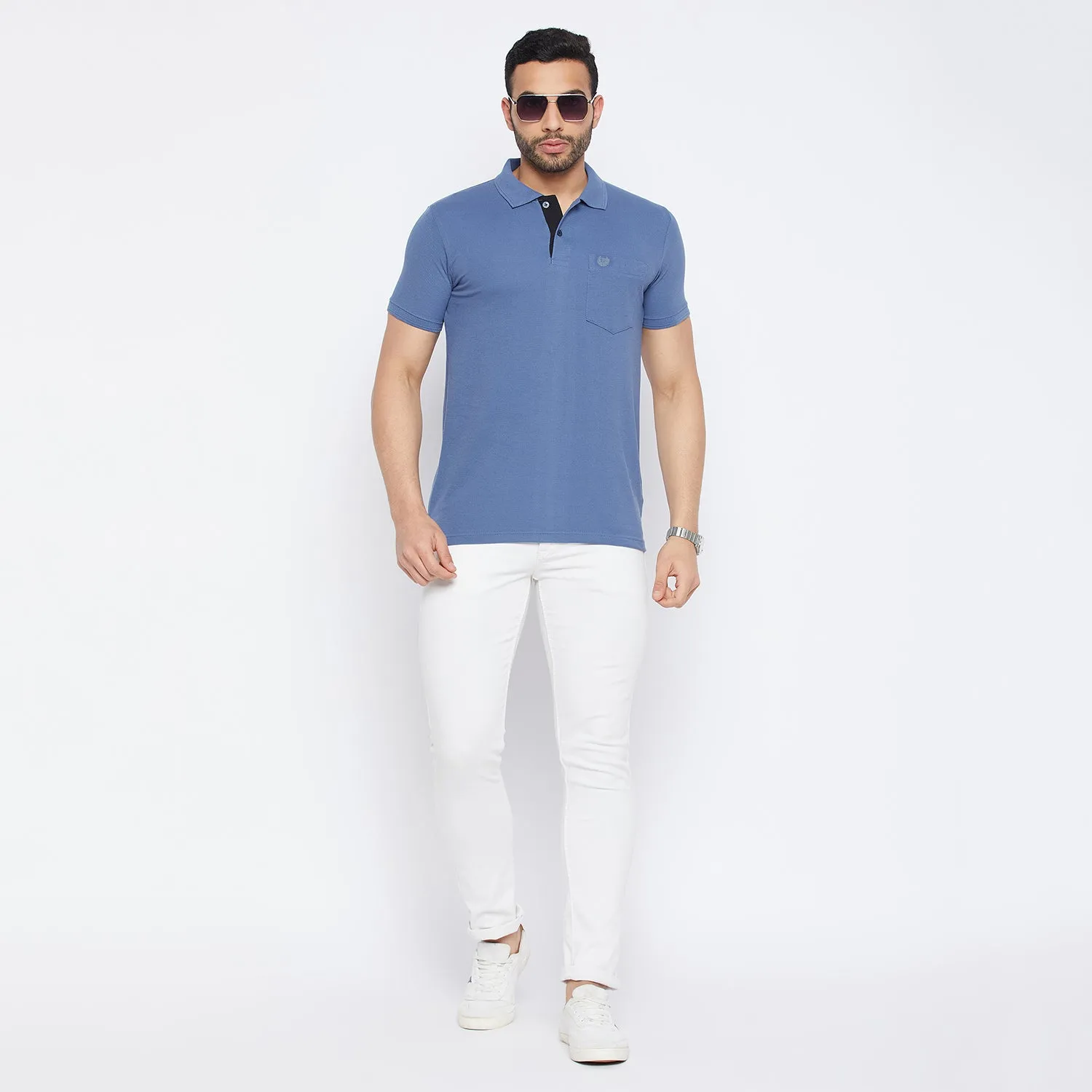 Duke Stardust Men Half Sleeve Cotton T-shirt (ONSD39)