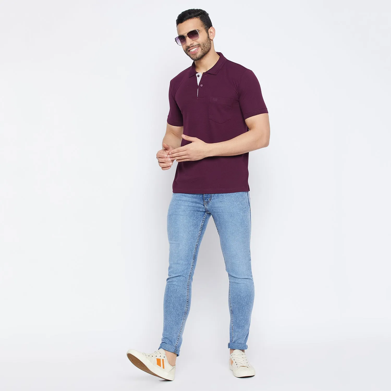 Duke Stardust Men Half Sleeve Cotton T-shirt (ONSD39)